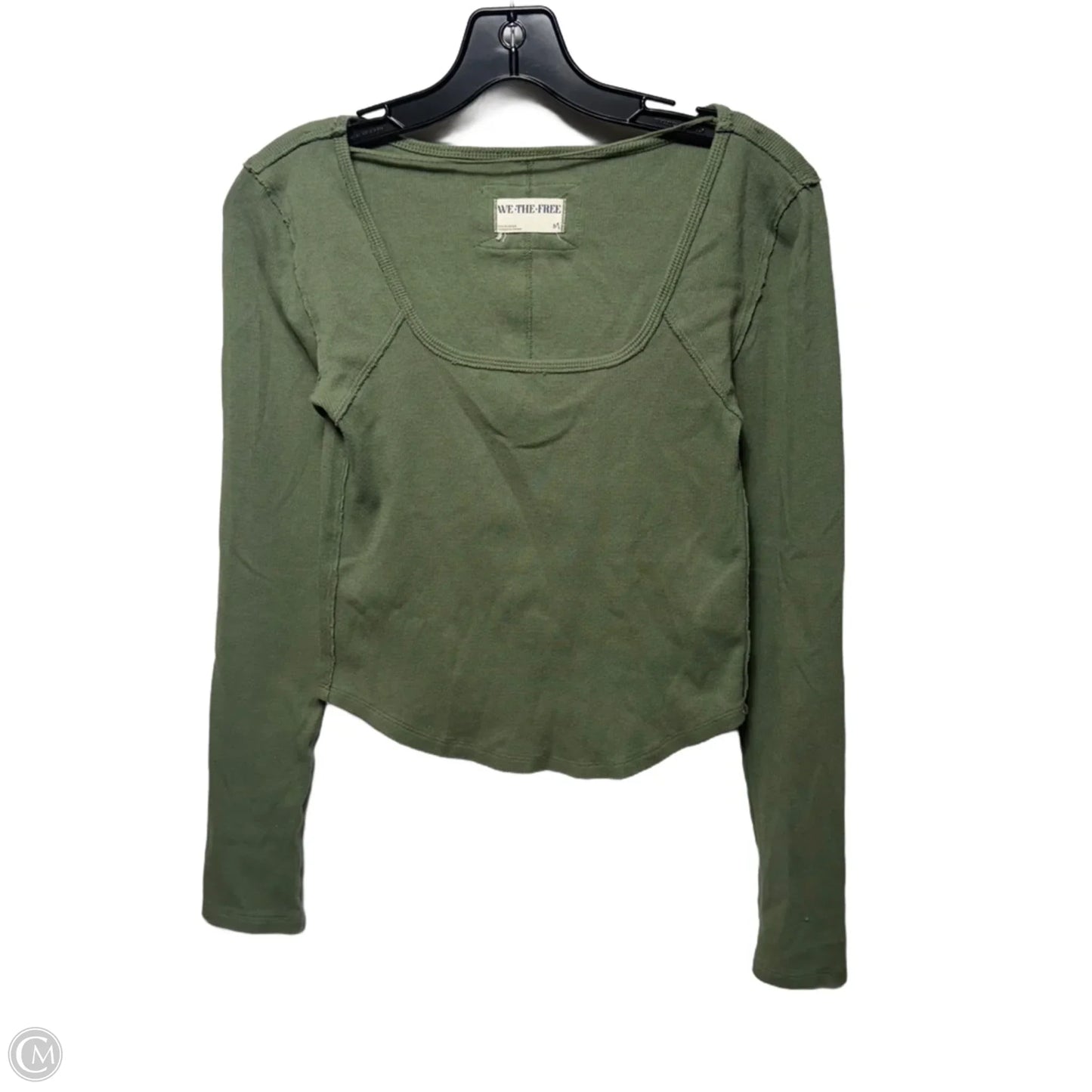 Top Long Sleeve By We The Free In Green, Size: M