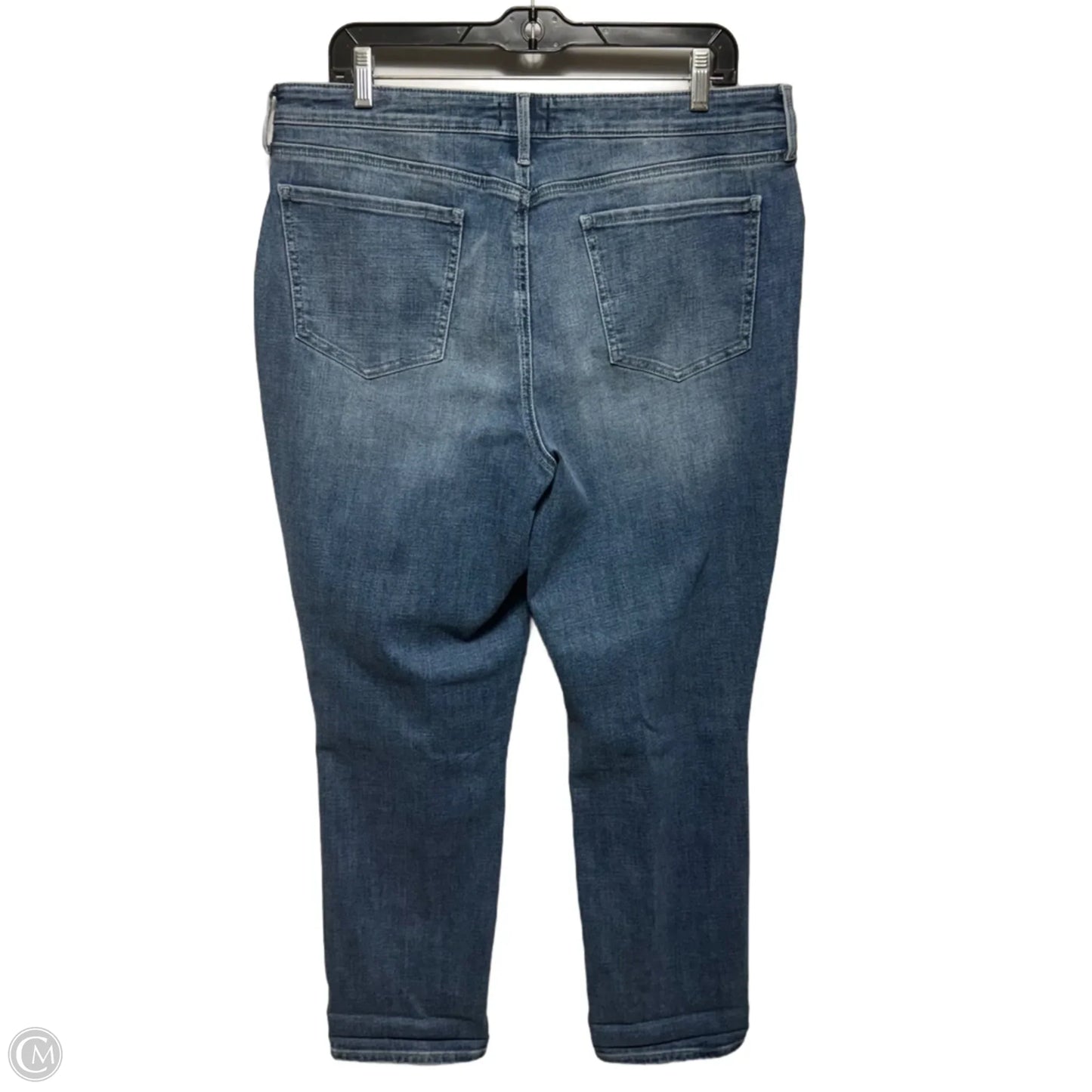 Jeans Straight By Not Your Daughters Jeans In Blue Denim, Size: 14