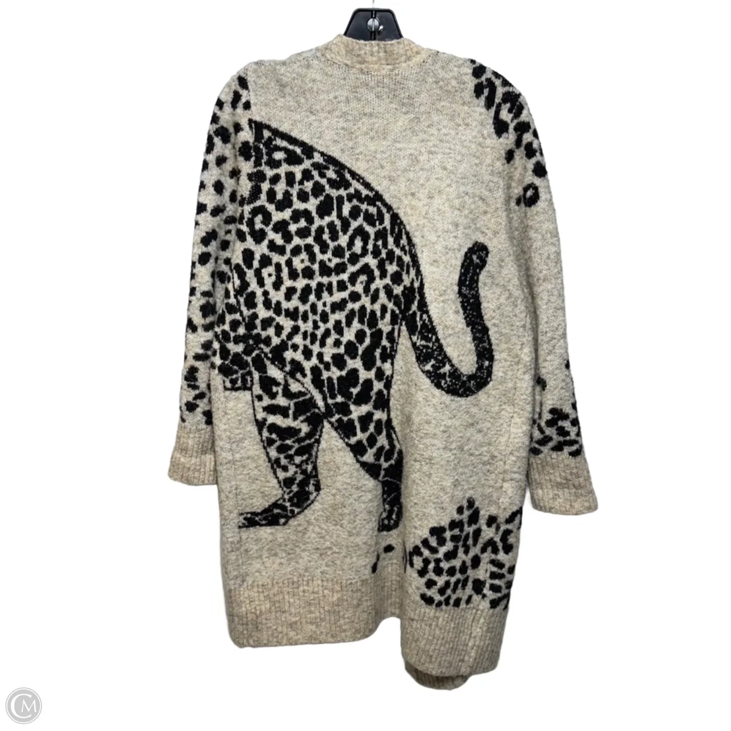 Lucerne Leopard Longline Cardigan Sweater By Moth In Animal Print, Size: M