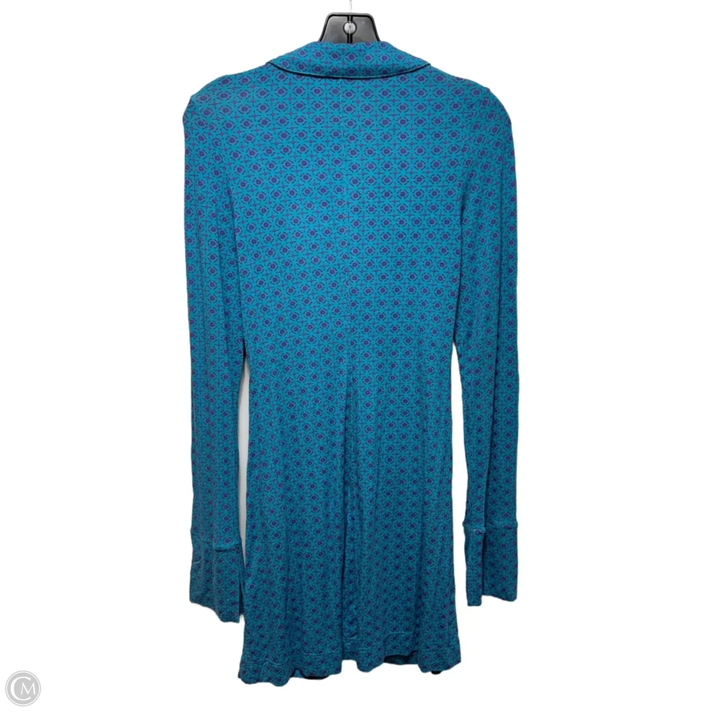 Gathered Dress Casual Midi By Free People In Blue & Purple, Size: M