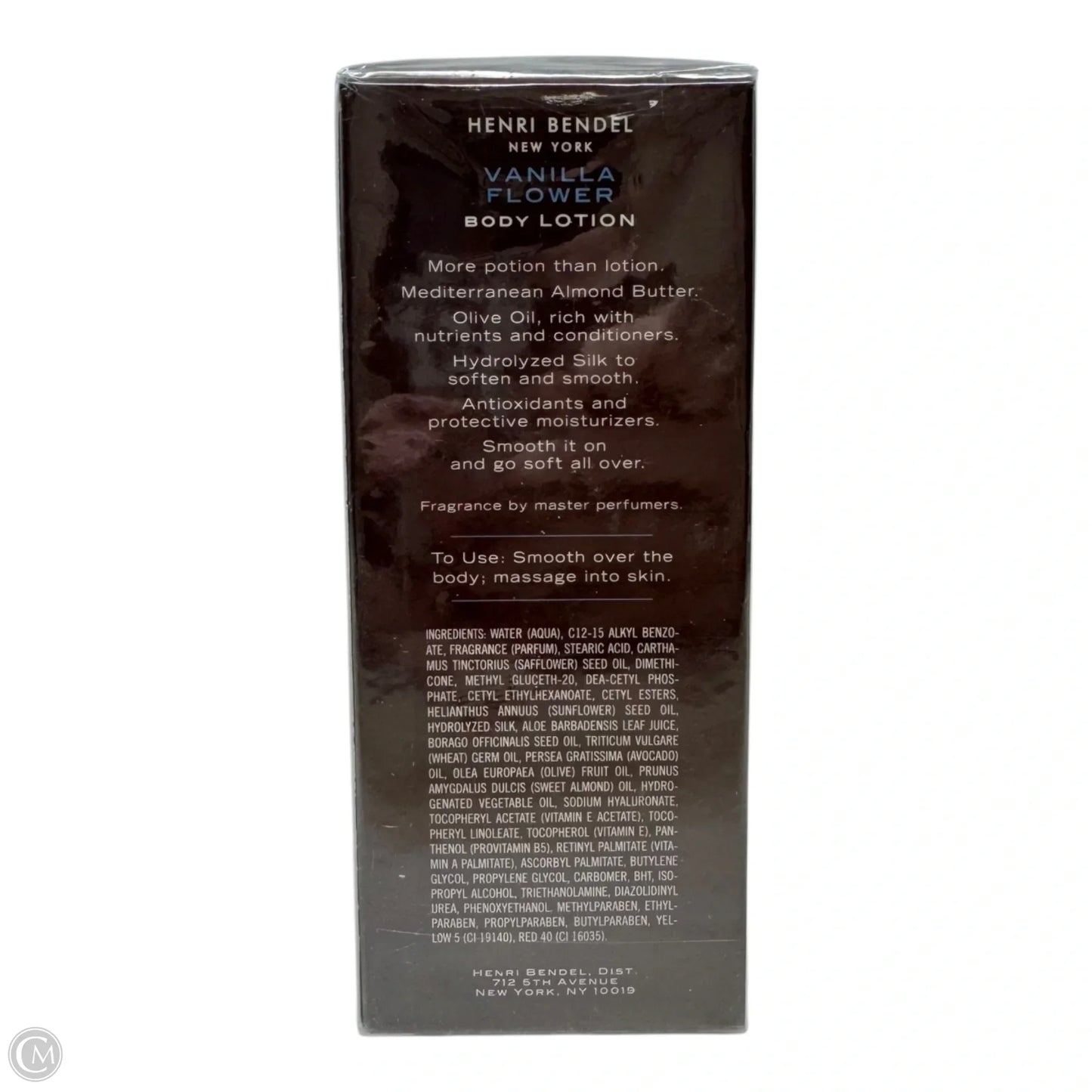 Vanilla Flower Body Lotion Moisturizer By Henri Bendel, Size: Medium