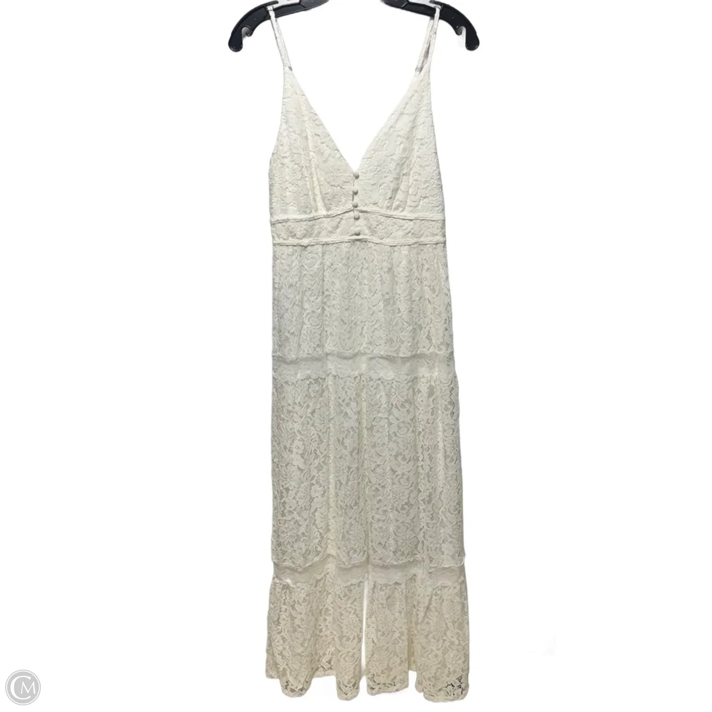 Lace Dress Casual Maxi By Lulus In White, Size: M