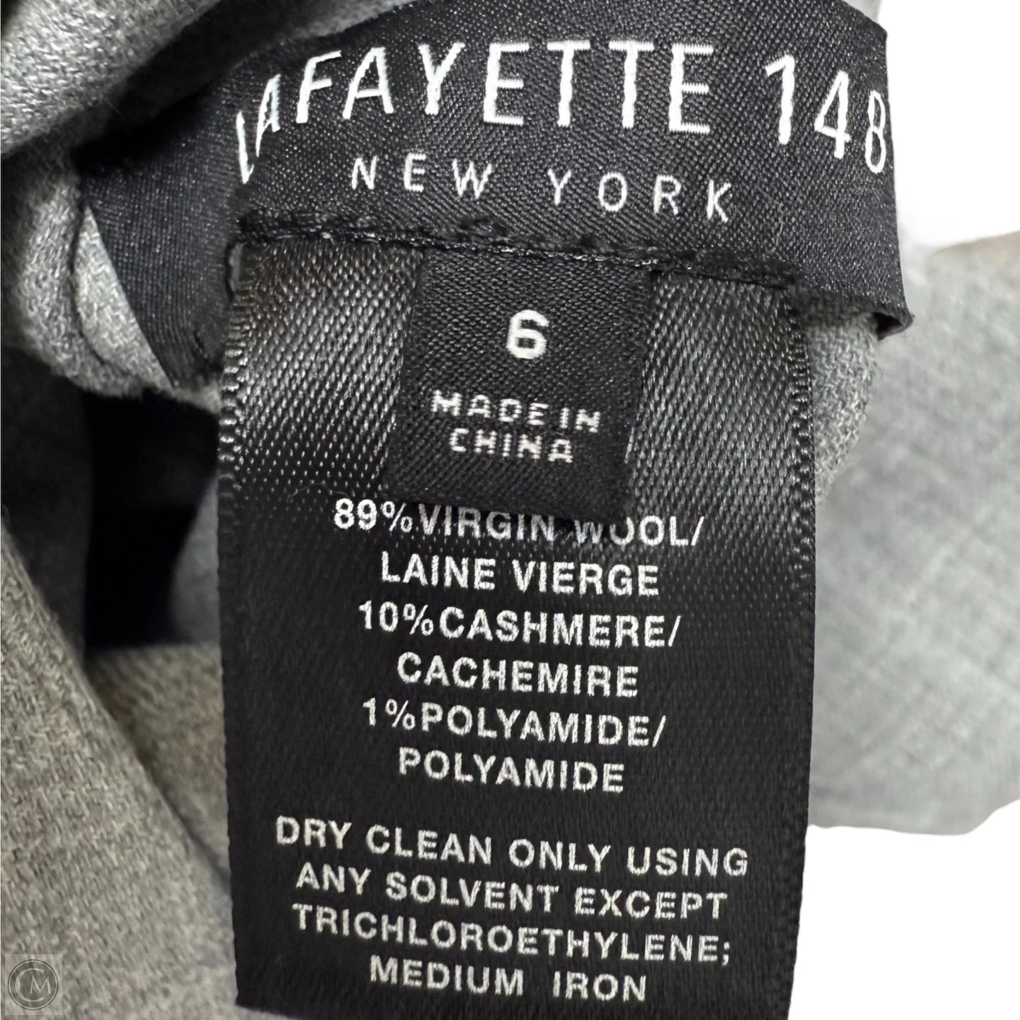 Zanita Reversible Wool Cashmere Double Face Jacket In Designer By Lafayette 148 In Nickel Melange, Size: 6