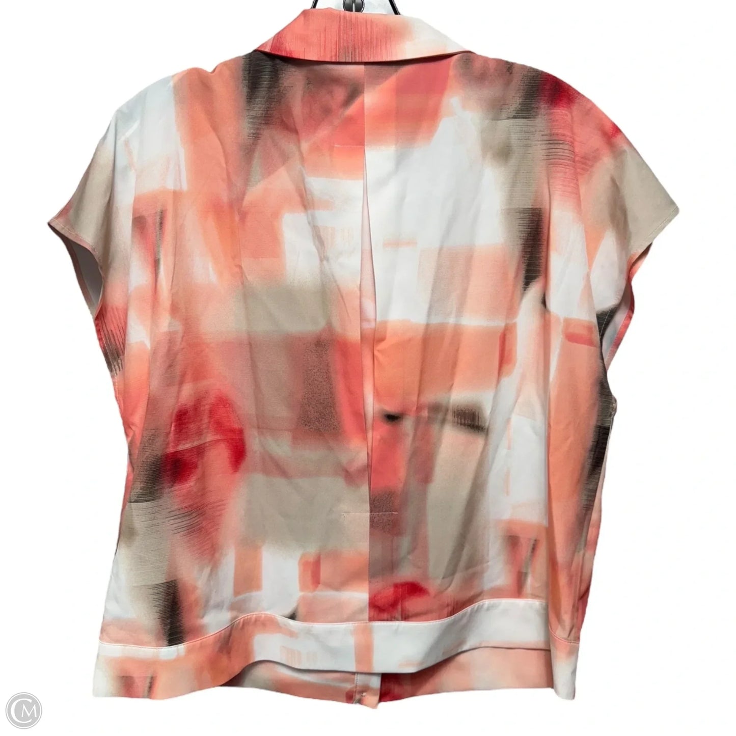 Top Sleeveless By Dkny In Multi-colored, Size: S