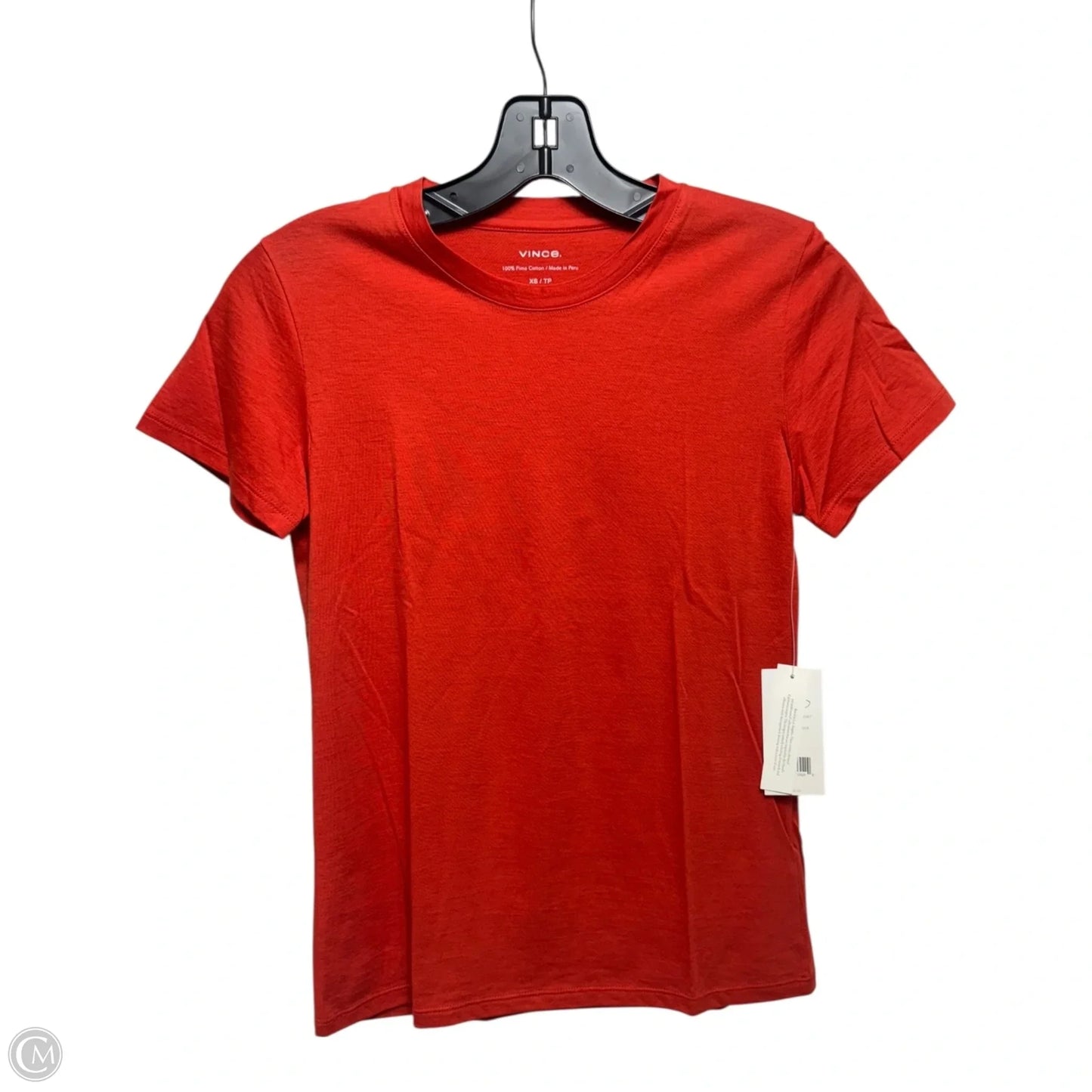 Top Short Sleeve By Vince In Orange, Size: Xs