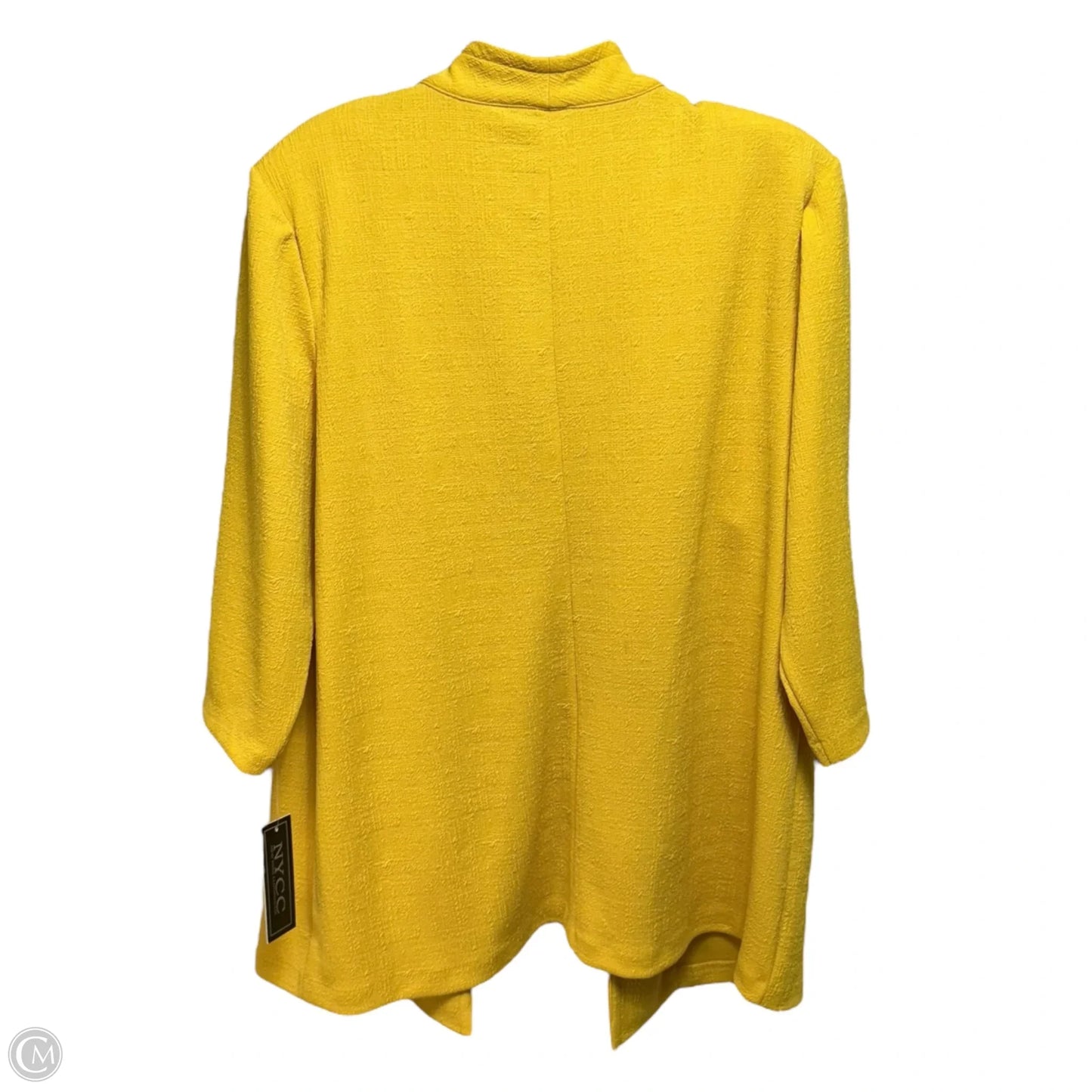 Open DmFront Blazer By NYCC In Yellow, Size: 2x