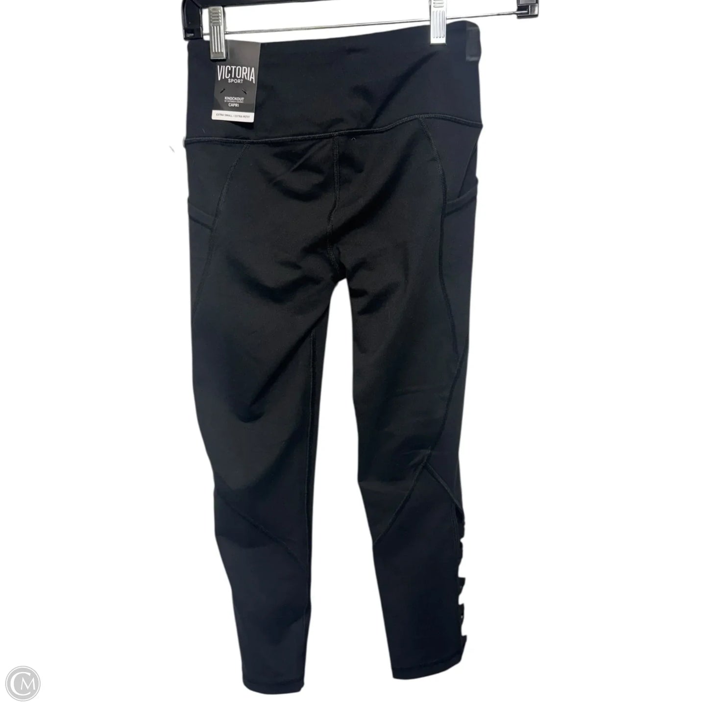 Athletic Leggings Capris By Victorias Secret In Black, Size: Xs