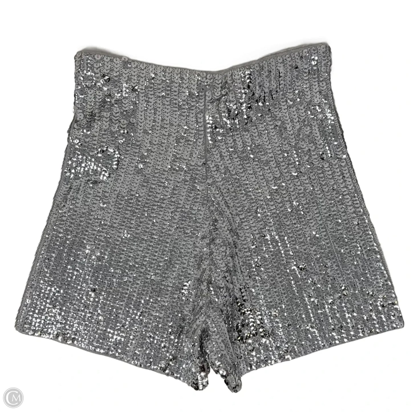 Cindy Sequin Shorts By J. Crew In Silver, Size: Xs
