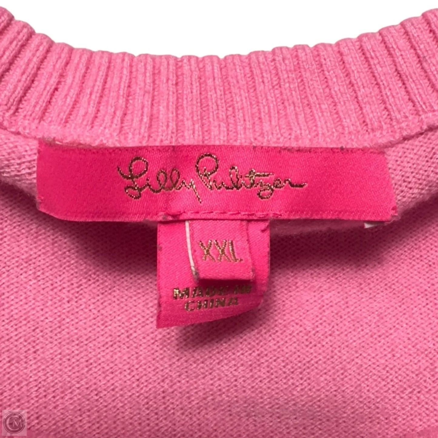 Nariah Sweater Designer By Lilly Pulitzer In Pink Shandy, Size: XXL