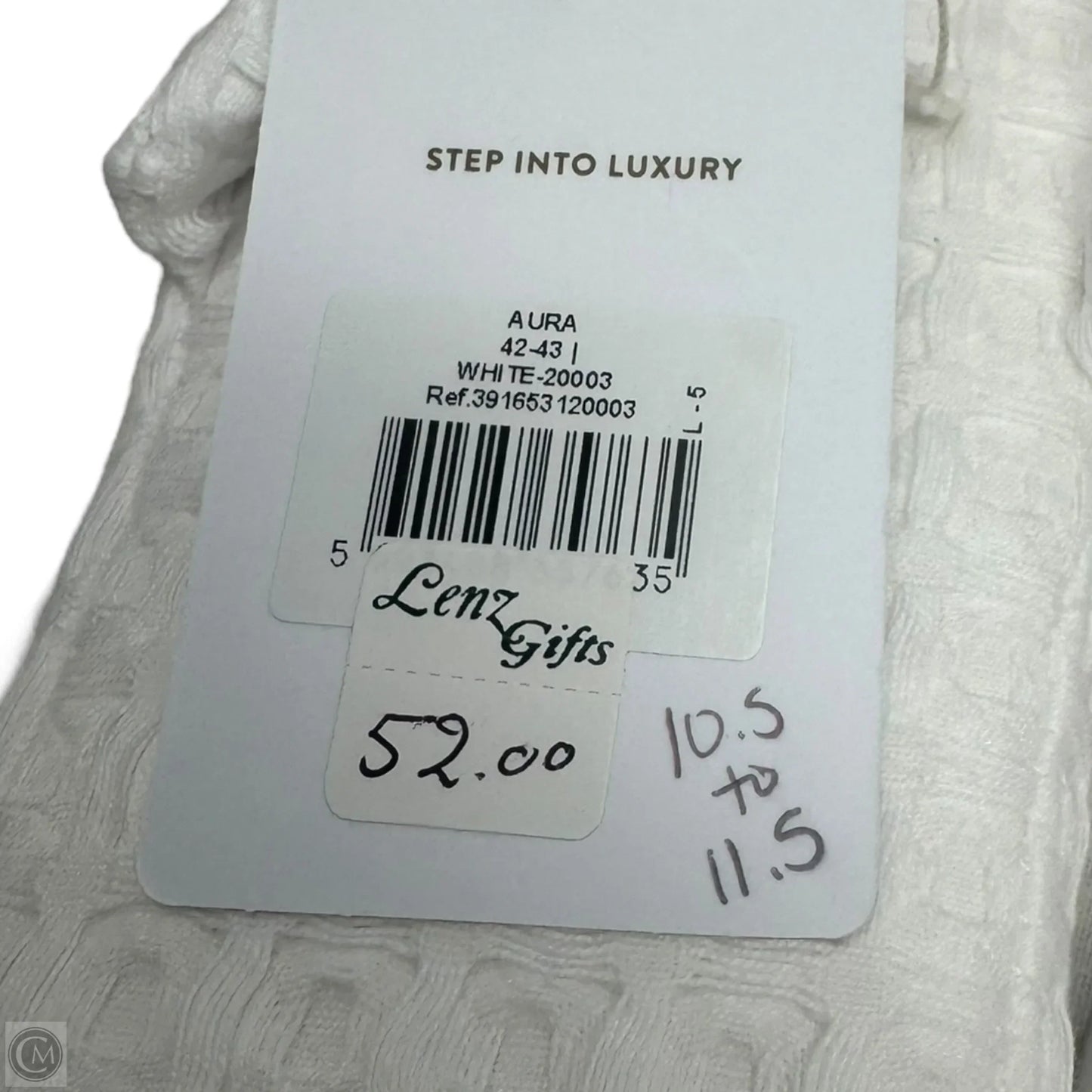 Aura Slippers By Graccioza In White, Size: 10.5