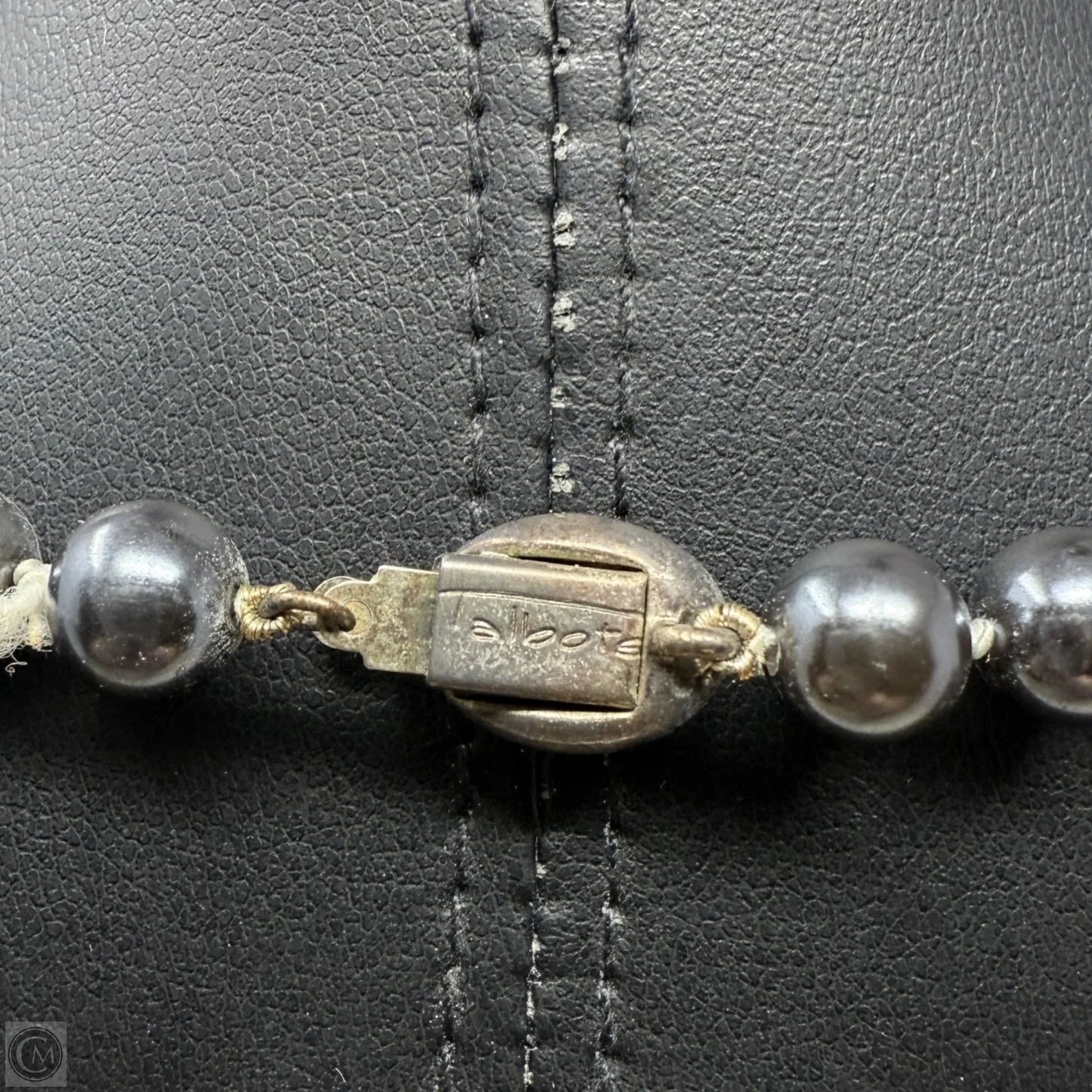 Faux Black Pearl Beaded Long Necklace By Chicos