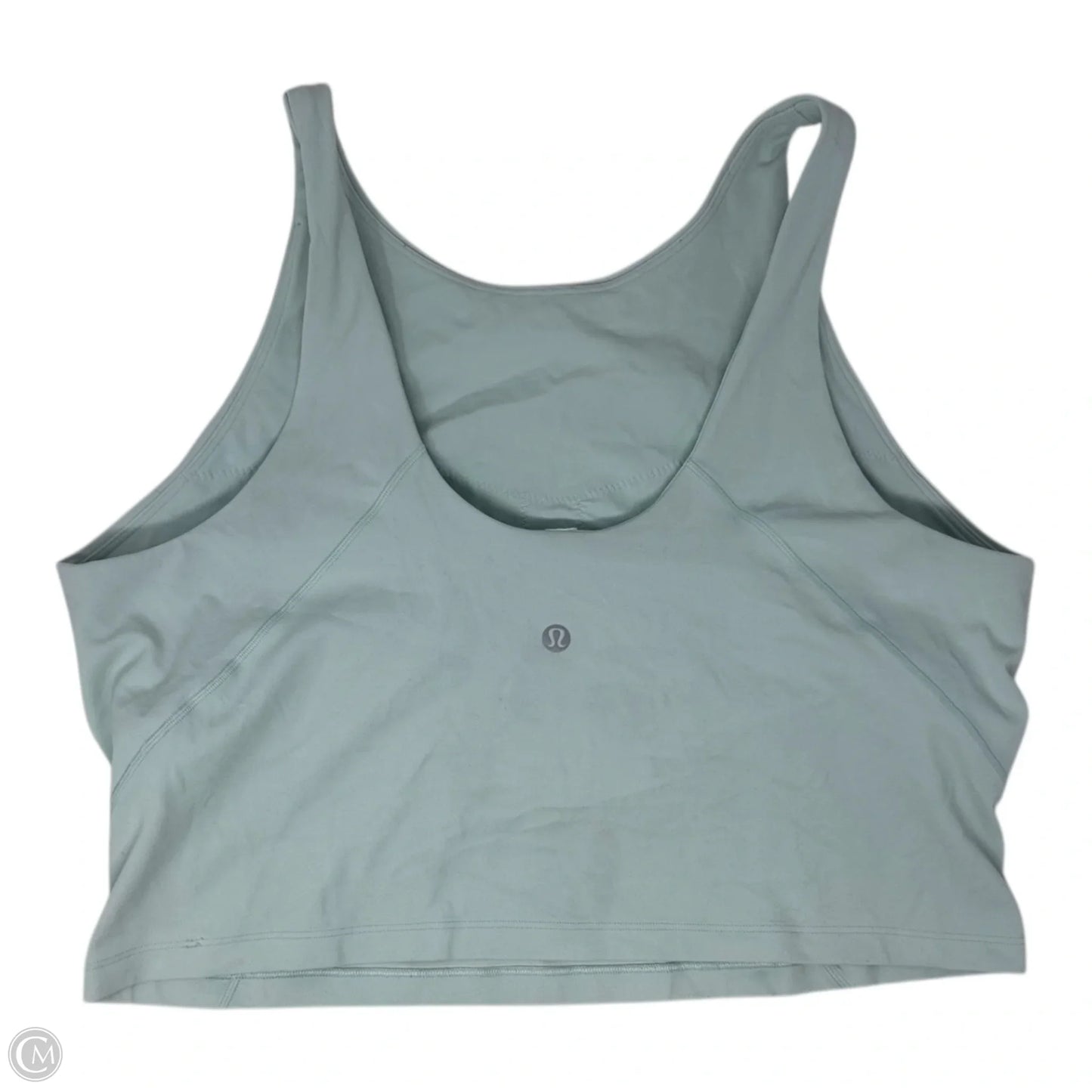 Athletic Tank Top By Lululemon In Aqua, Size: 14