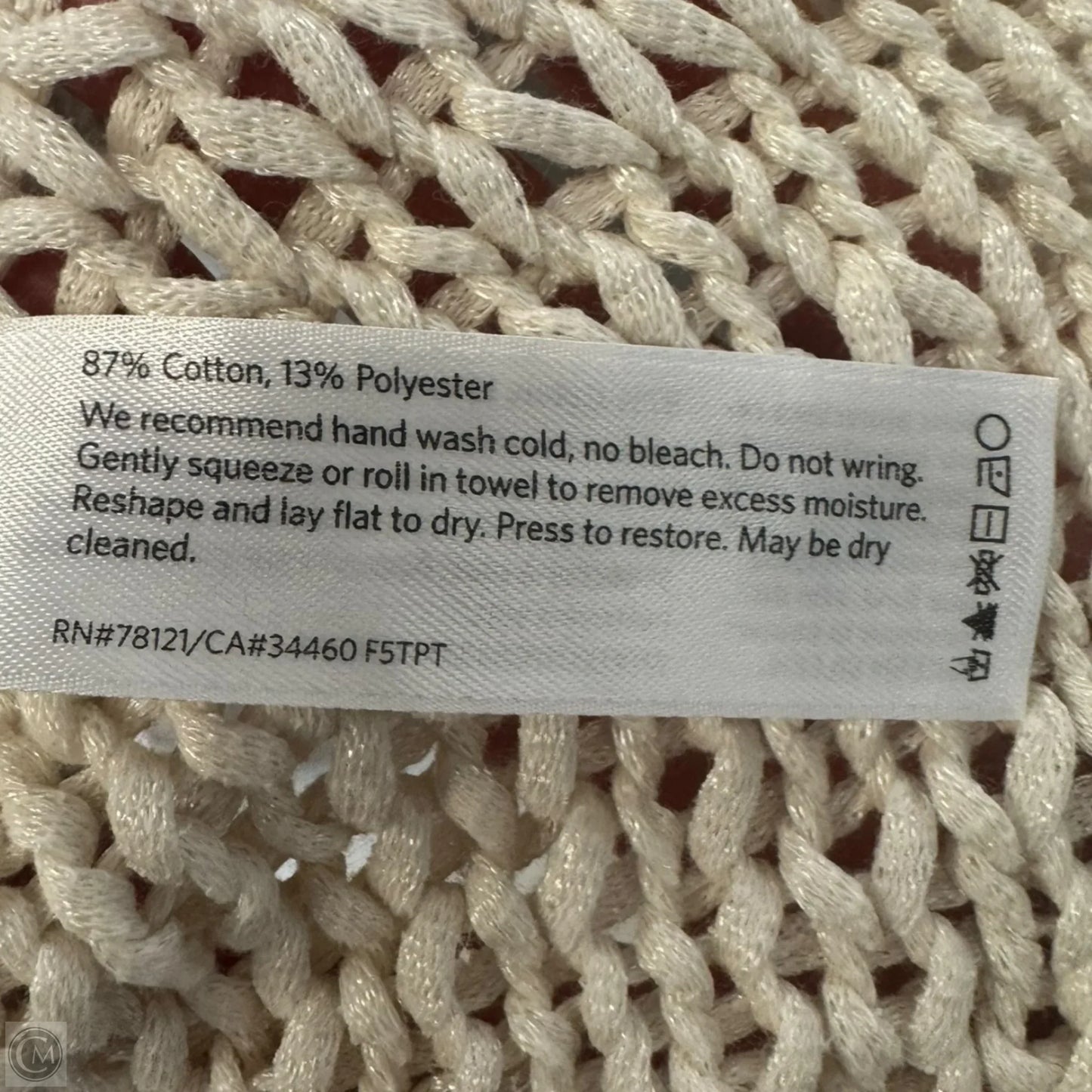 Sweater By Eileen Fisher In Cream, Size: S