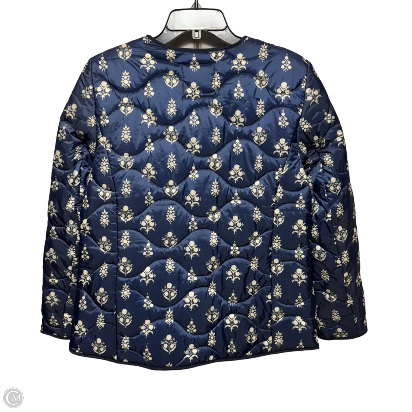 Jacket Puffer & Quilted By Talbots In Floral Print, Size: M