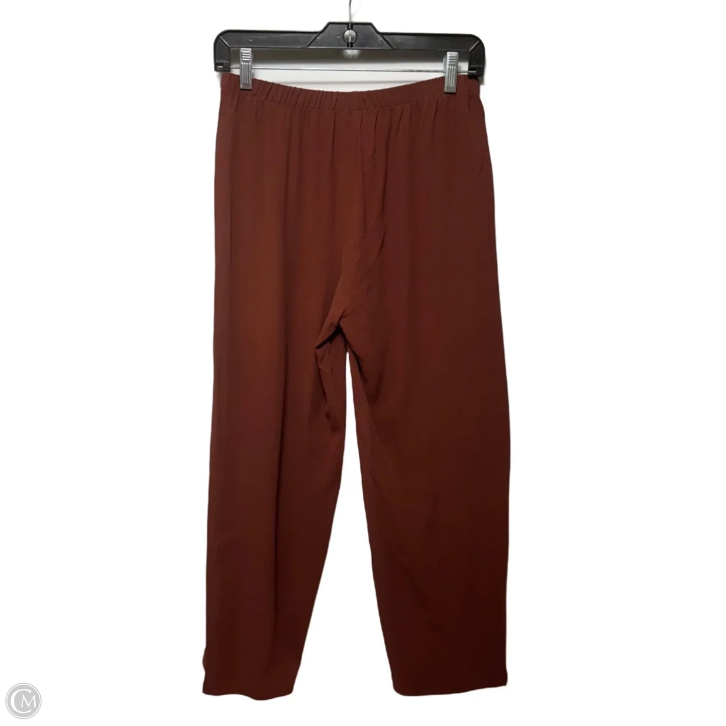 Silk Pants By Eileen Fisher In Brown, Size: Xxs