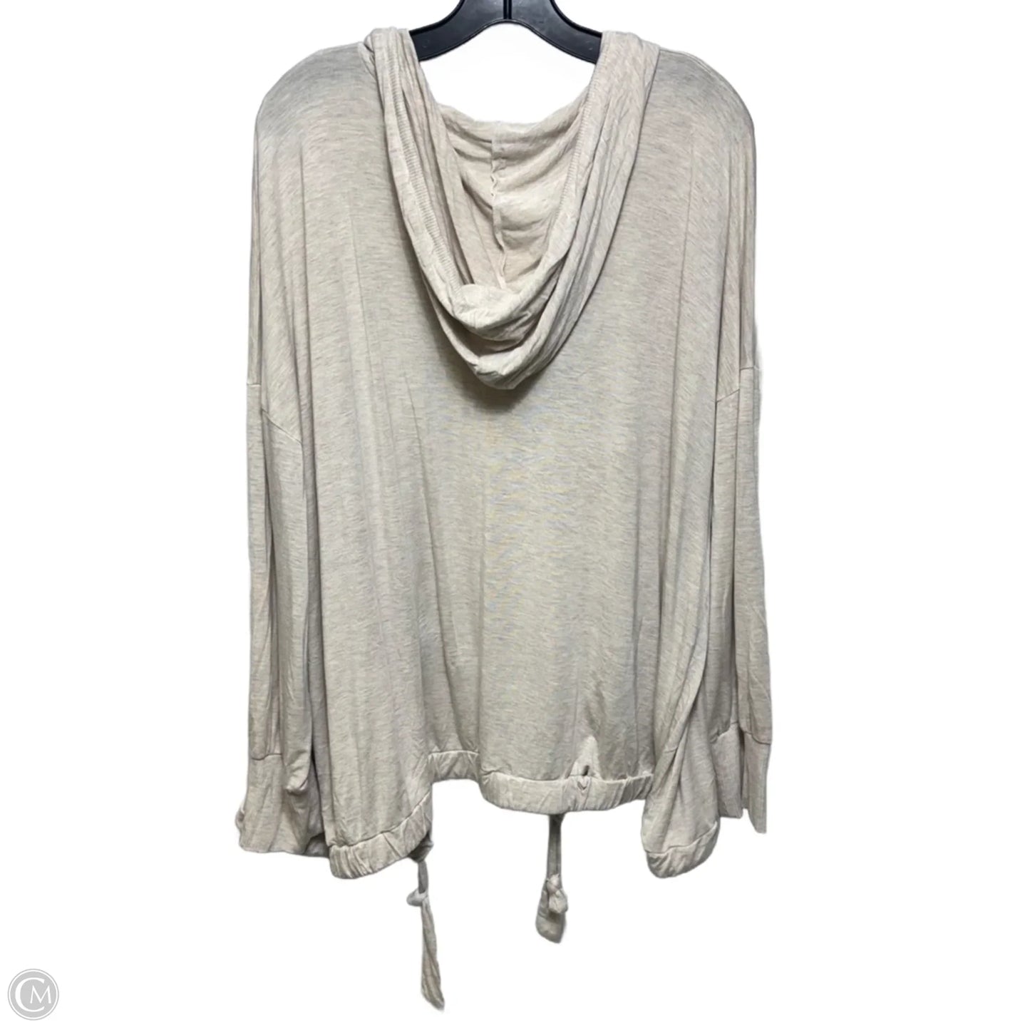 Hooded Cardigan By Torrid In Cream, Size: 4x