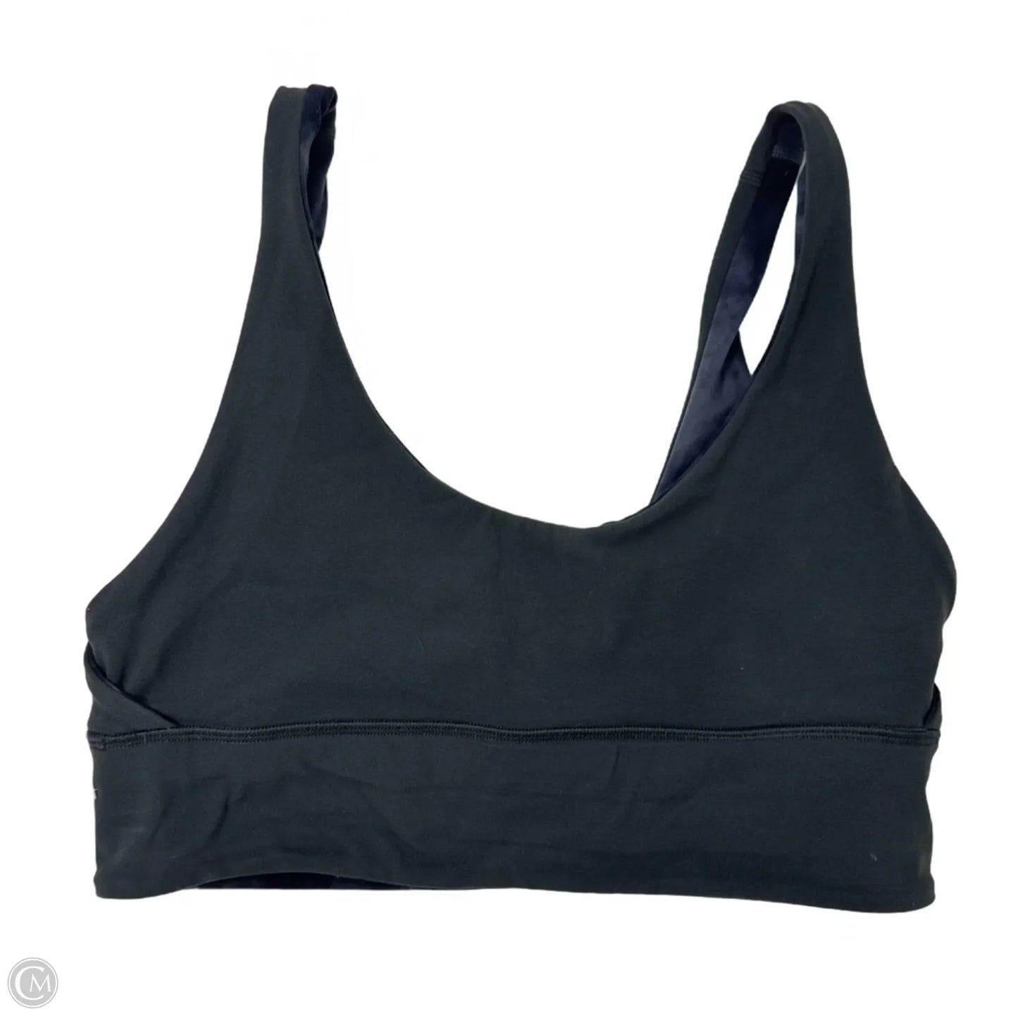 Reversible Athletic Bra By Lululemon In Black & Grey, Size: 10