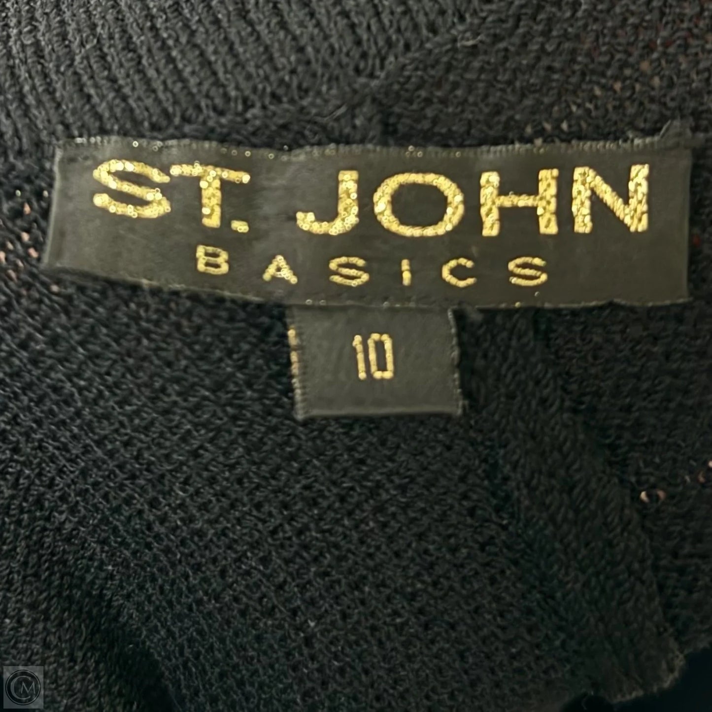 Knit Shorts Luxury Designer By St John Collection In Black, Size: 10