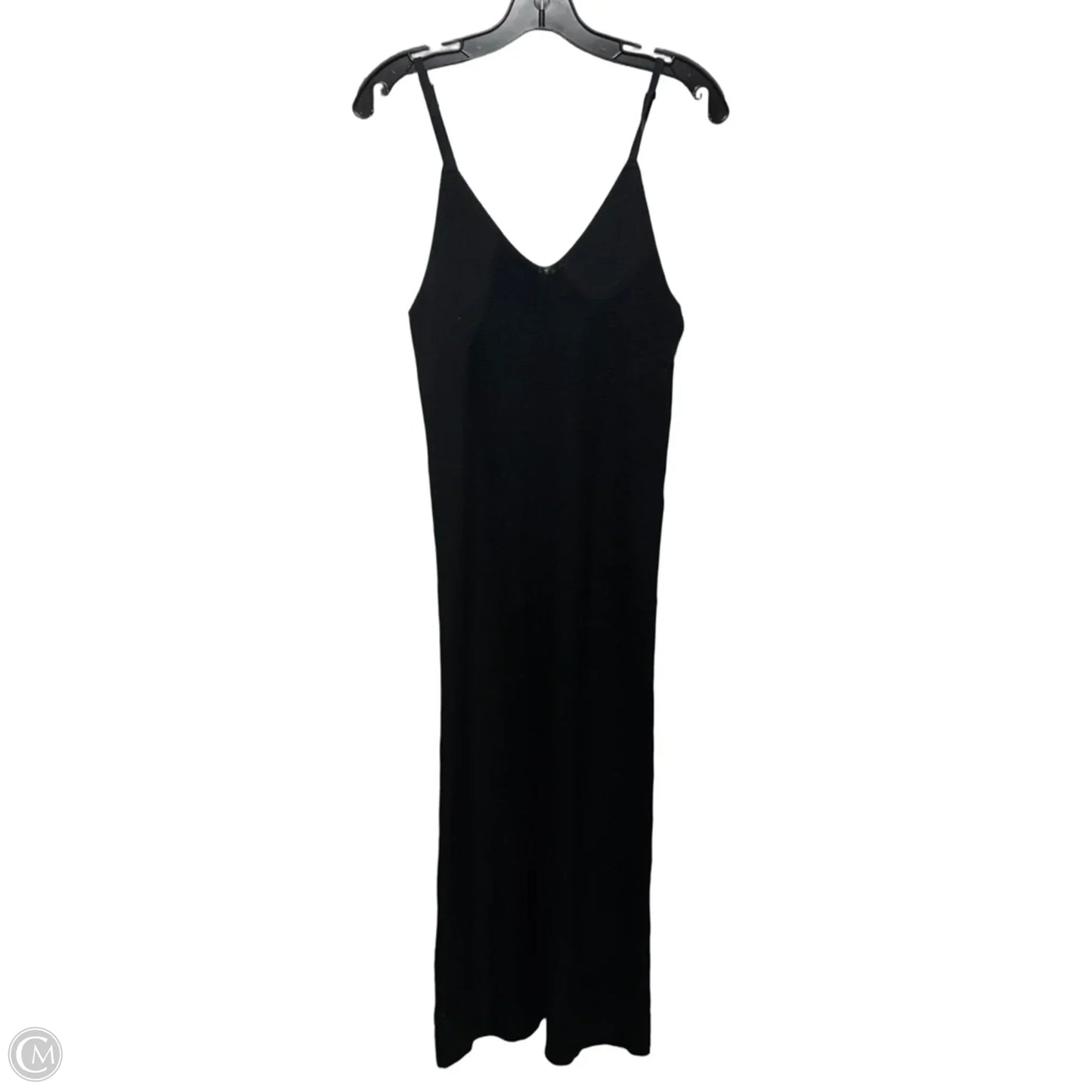 Knit Dress Casual Maxi By Freshman In Black, Size: L