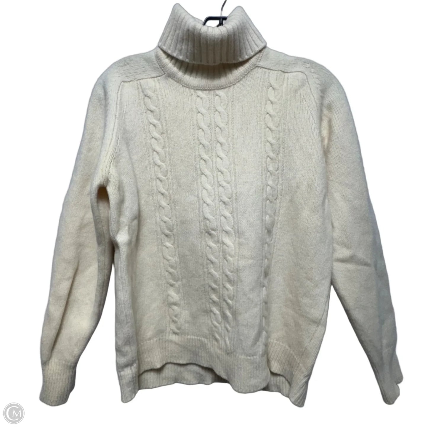Sweater By Saks Fifth Avenue In Cream, Size: M