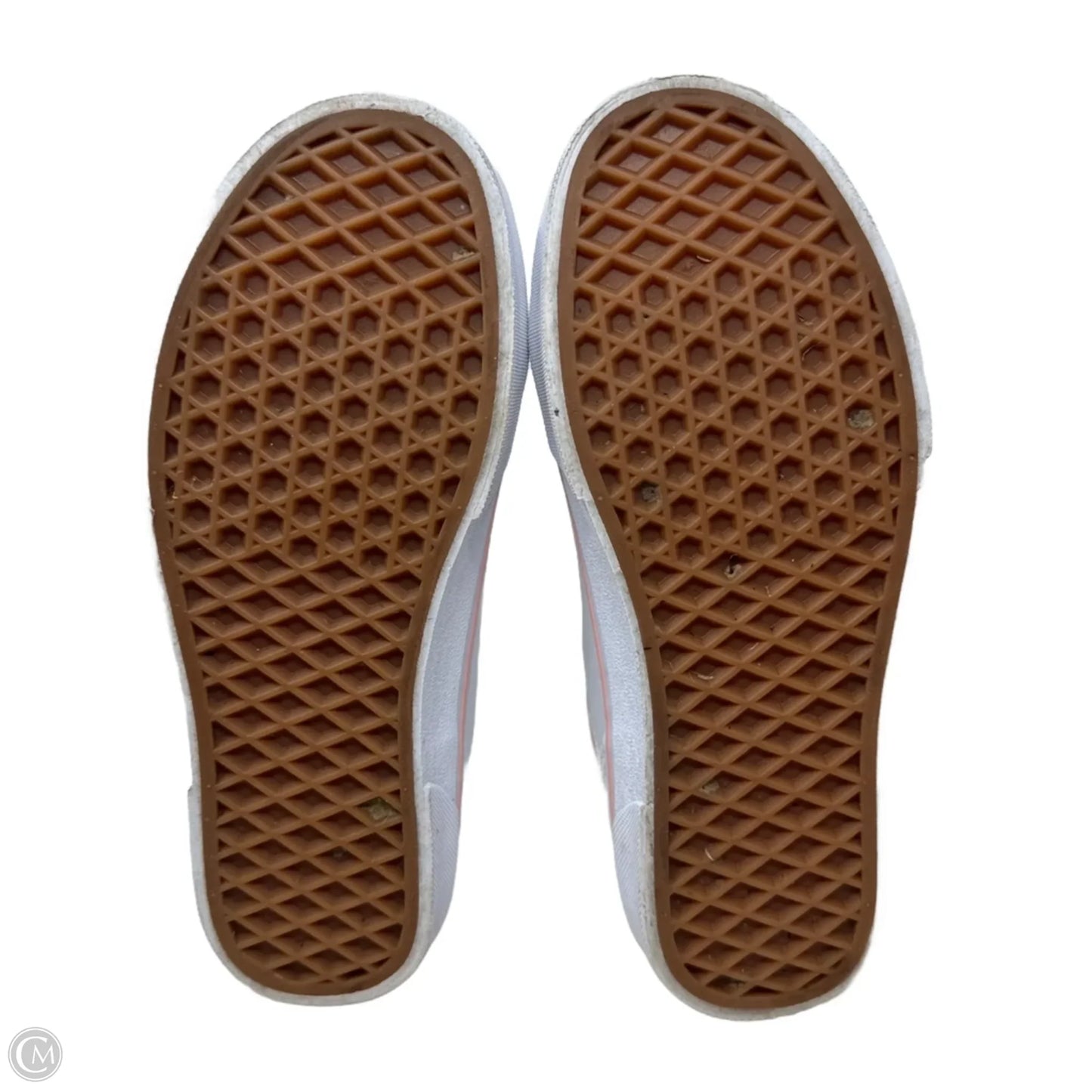 Seldan Leather Sneakers By Vans In Pink & White, Size: 7