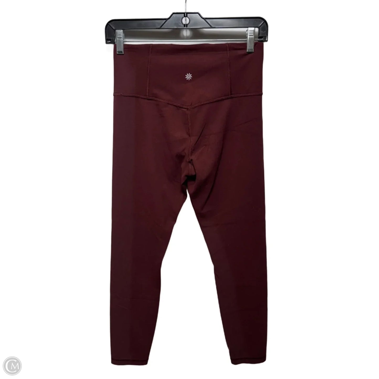Athletic Leggings By Athleta In Maroon, Size: S