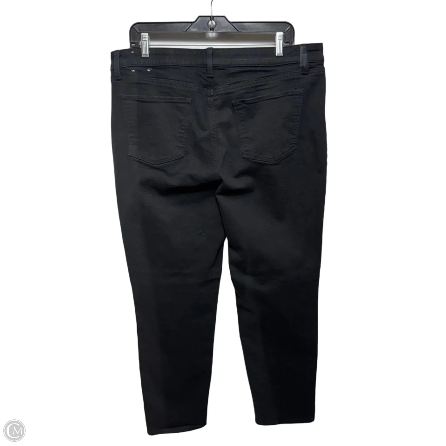 Jeans Skinny By Talbots In Black Denim, Size: 16