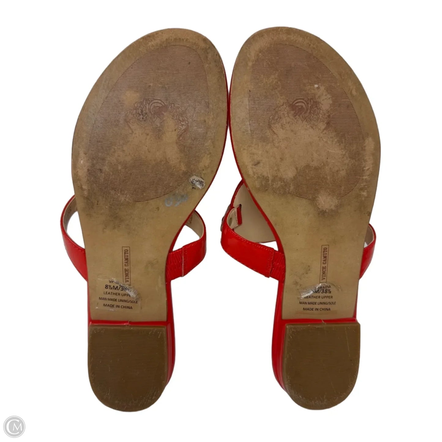 Braida Flip Flop Sandals By Vince Camuto In Red, Size: 8.5