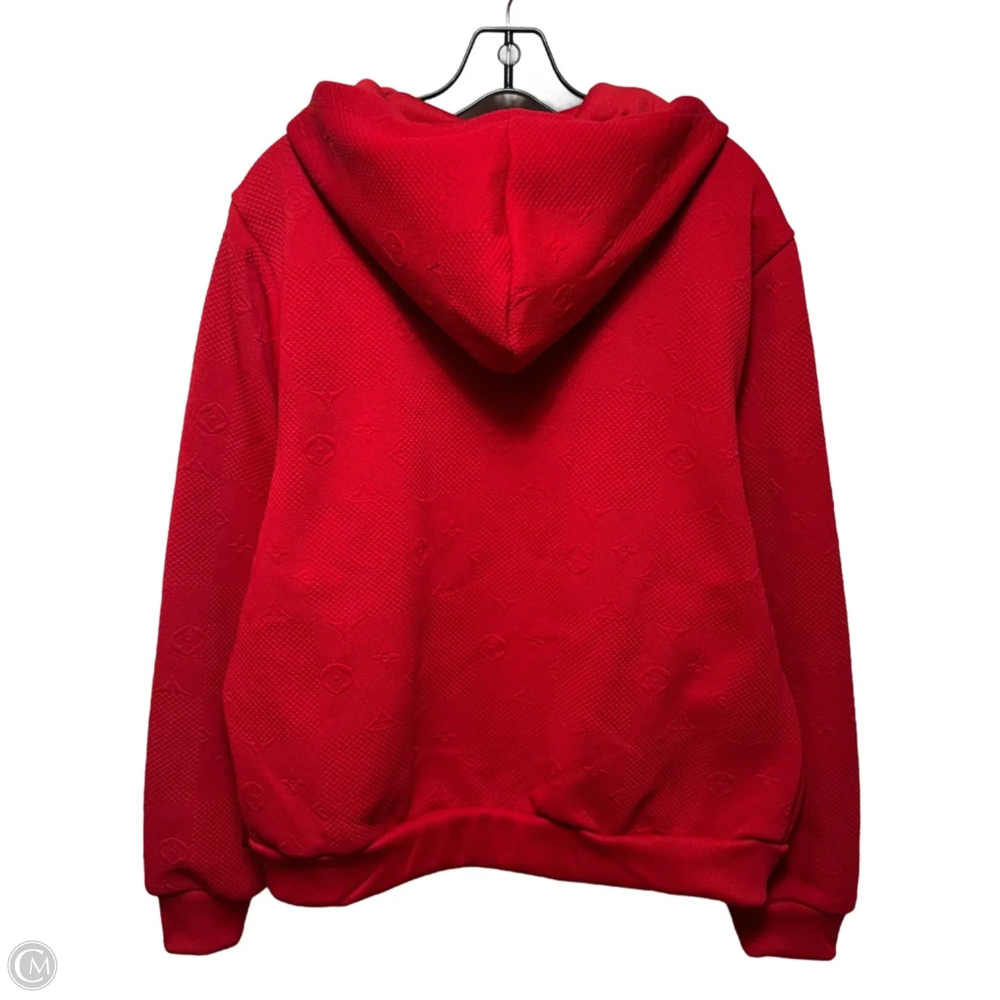 Embossed Sweatshirt Hoodie By Red Marine In Red, Size: 4x