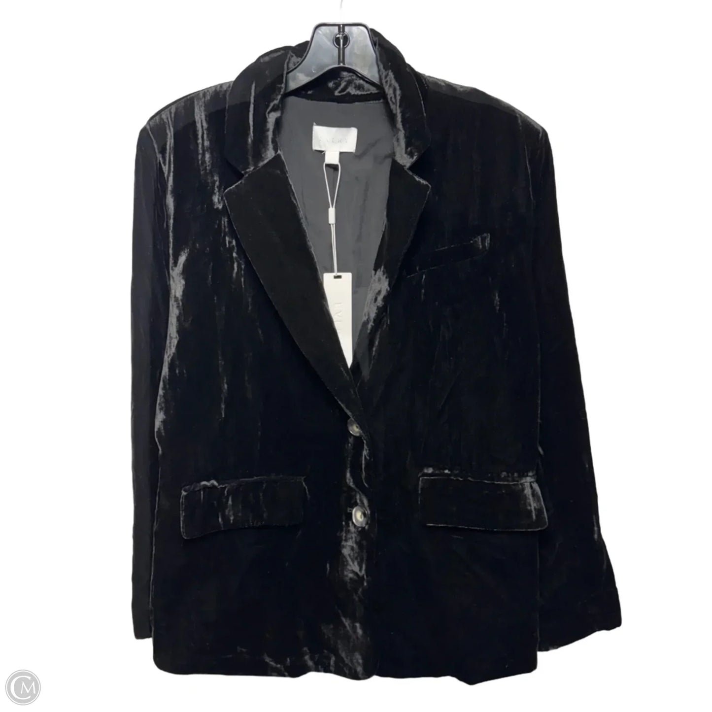 Velvet Blazer By Every In Black, Size: XS