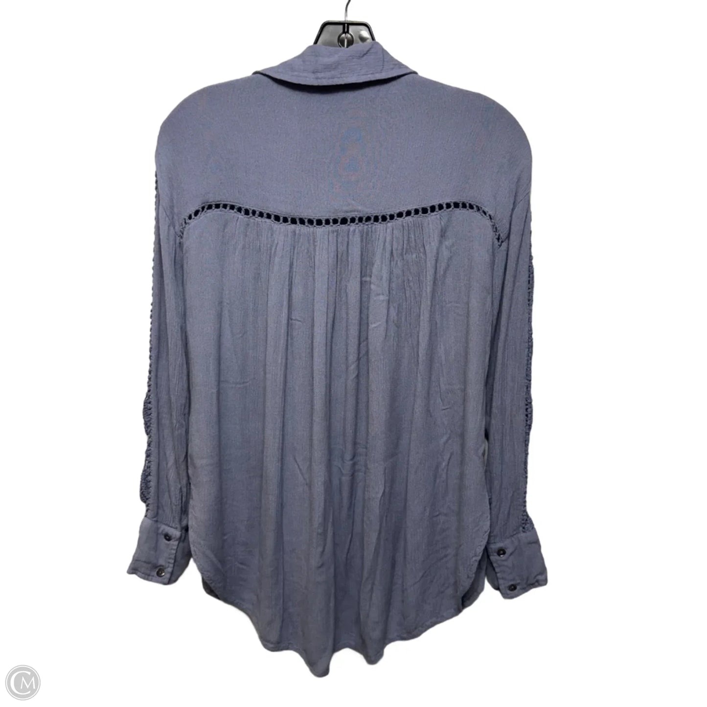 Top Long Sleeve By Free People In Blue, Size: Xs