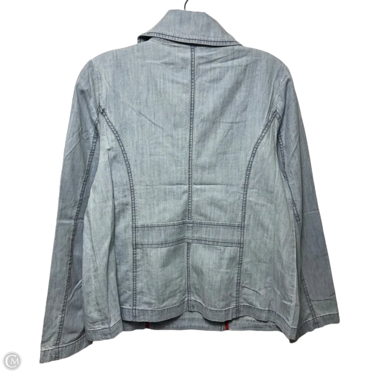 Jacket Denim By Mer Sea In Blue Denim, Size: S