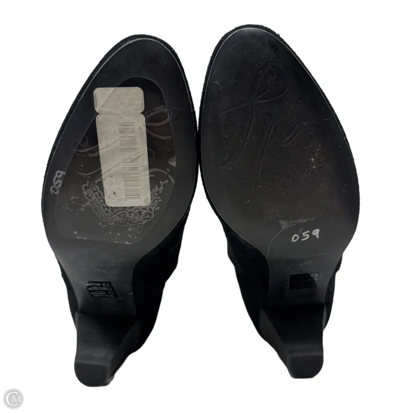 Boots Ankle Heels By Free People In Black, Size: 8