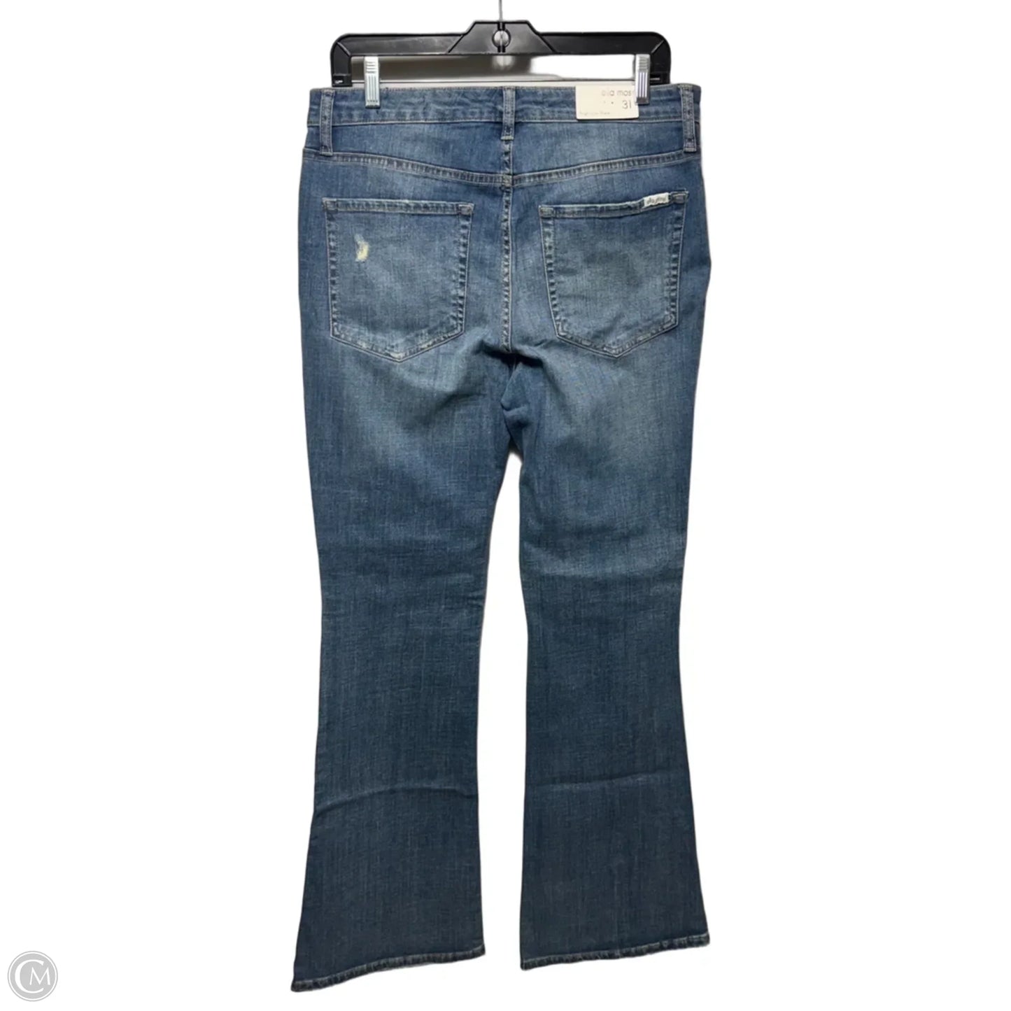 High Rise Jeans Flared By Ella Moss In Blue Denim, Size: 12/31