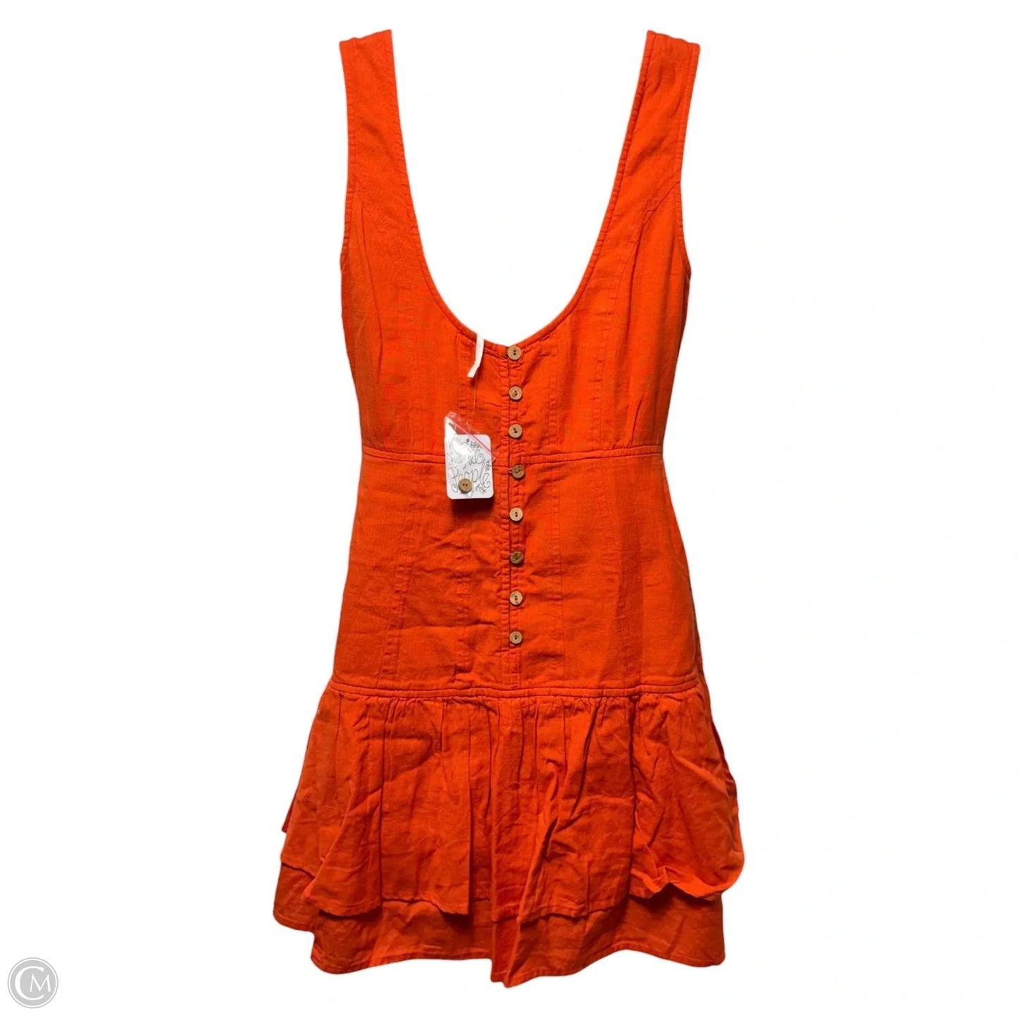 Dress Casual Short By Free People In Orange, Size: Xs