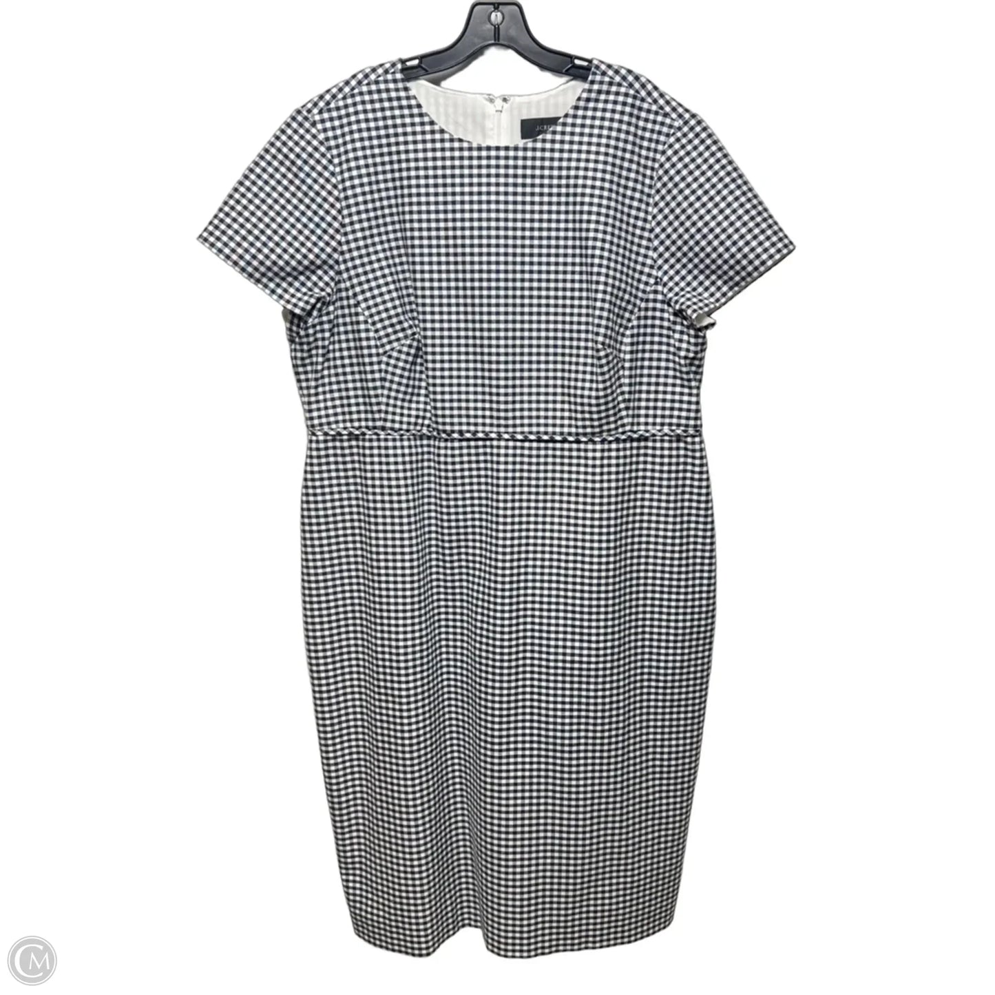 Dress Casual Maxi By J. Crew In Checkered Pattern, Size: 20