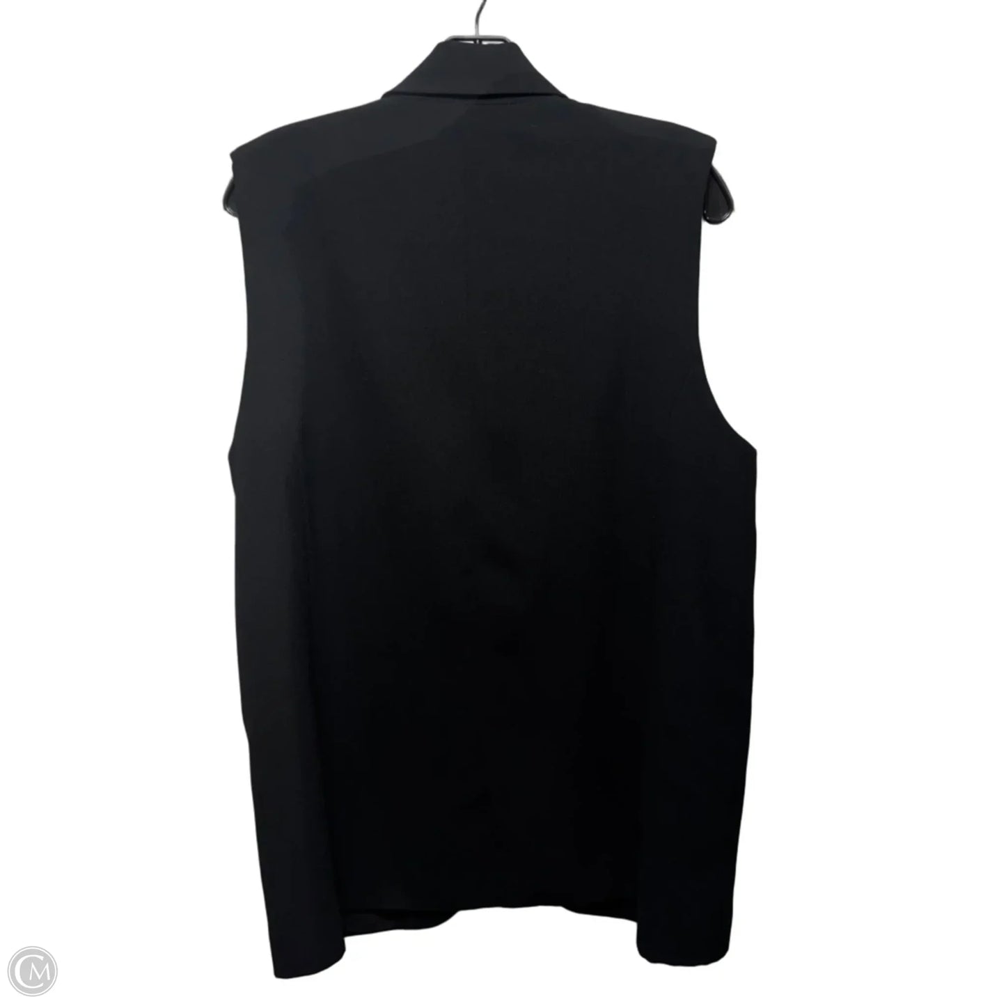 The Jessie SleevelessBlazer Vest By Decjuba In Black, Size: 12