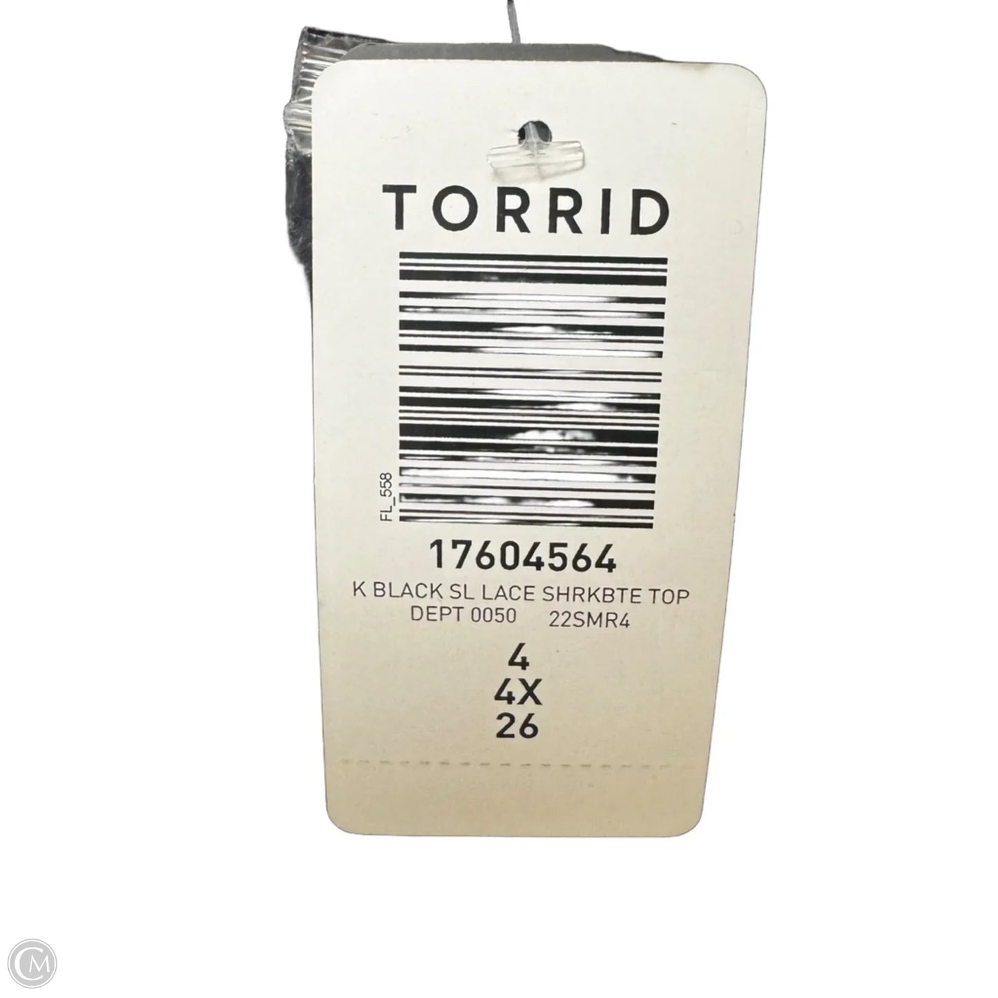 Tunic Short Sleeve By Torrid In Black, Size: 4x