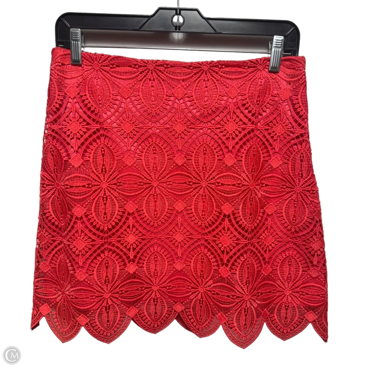 Lace Skirt Mini & Short By Trina Turk In Coral, Size: 4