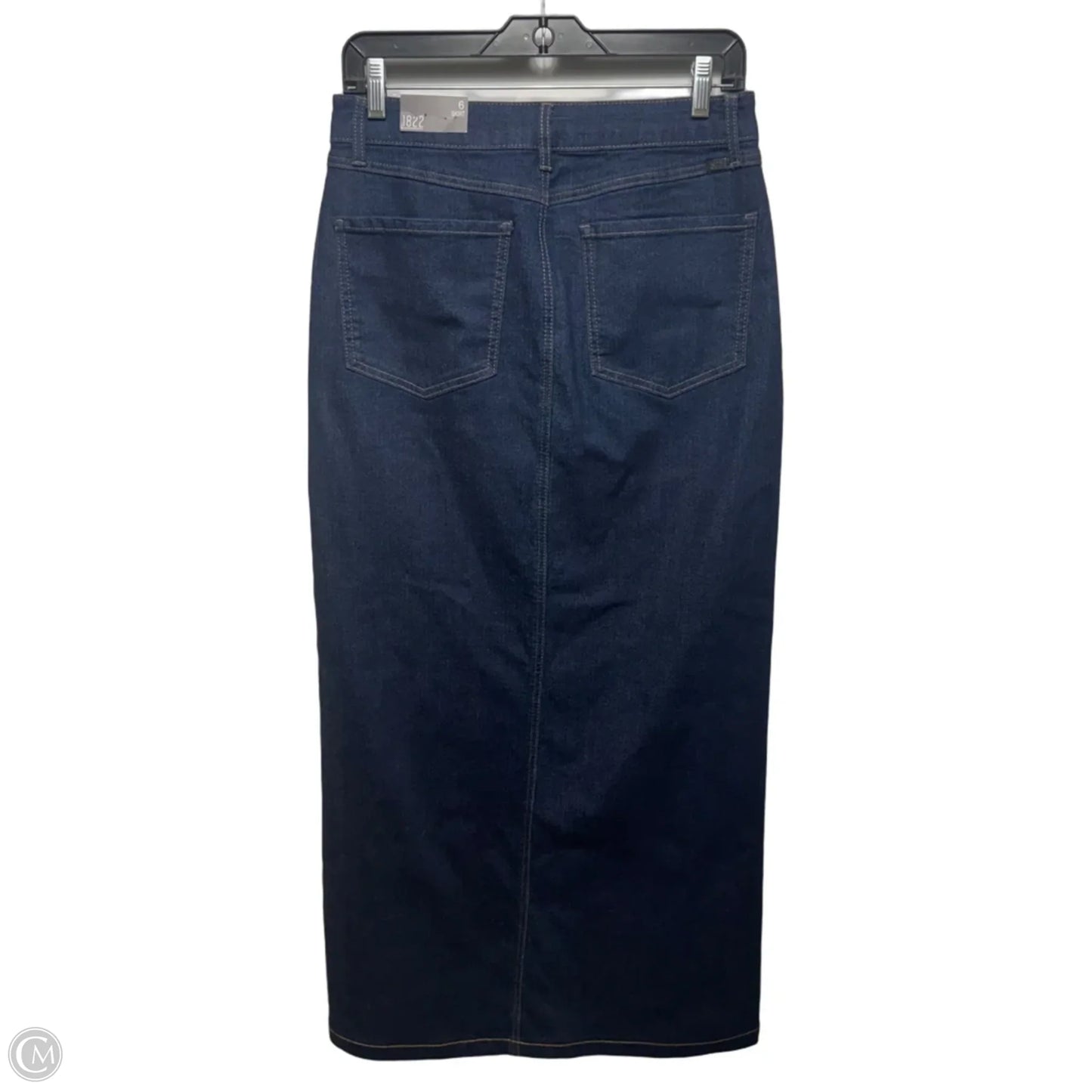 Skirt Maxi By 1822 Denim In Blue Denim, Size: 6