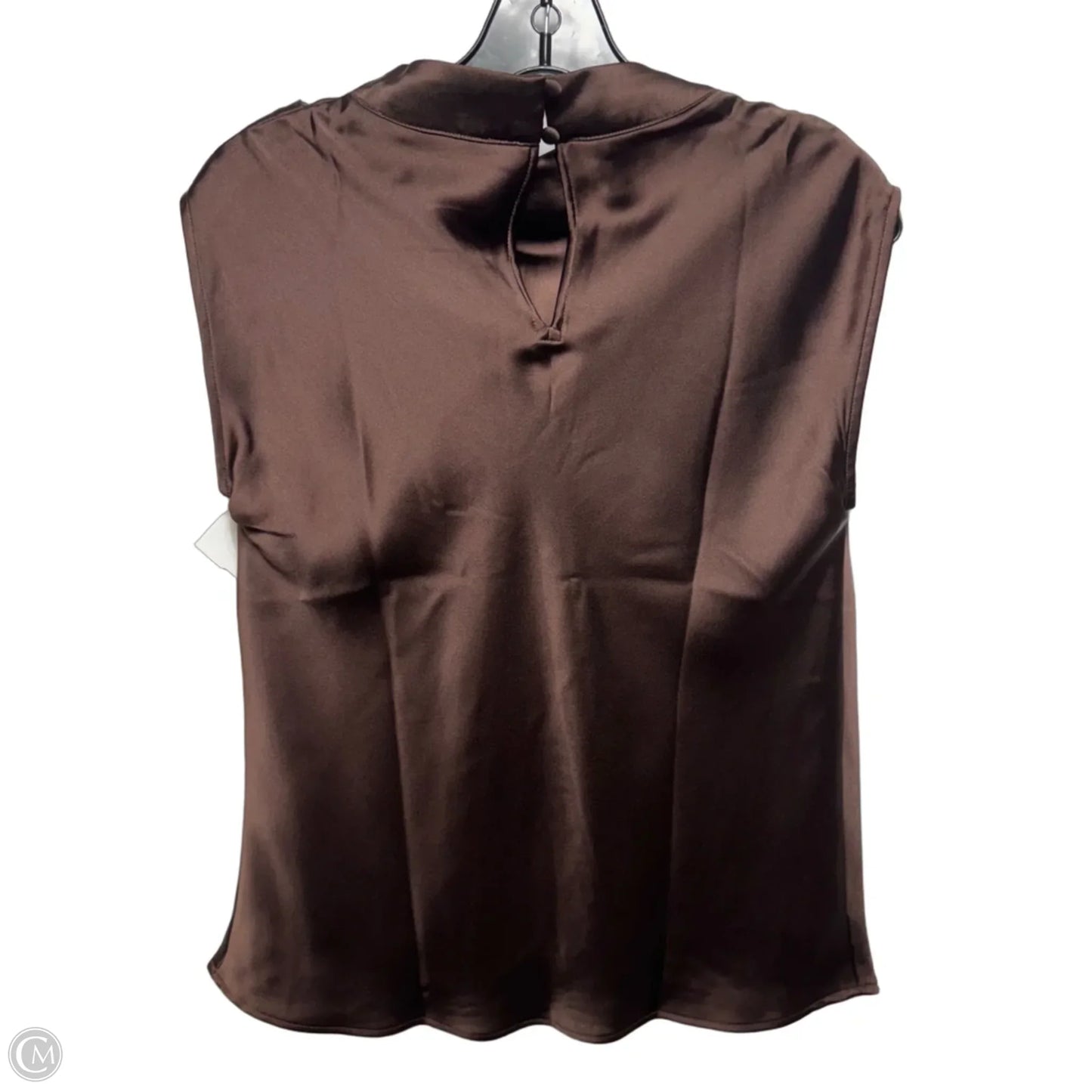 Cowl Neck Top Sleeveless By Loft In Brown, Size: Xs