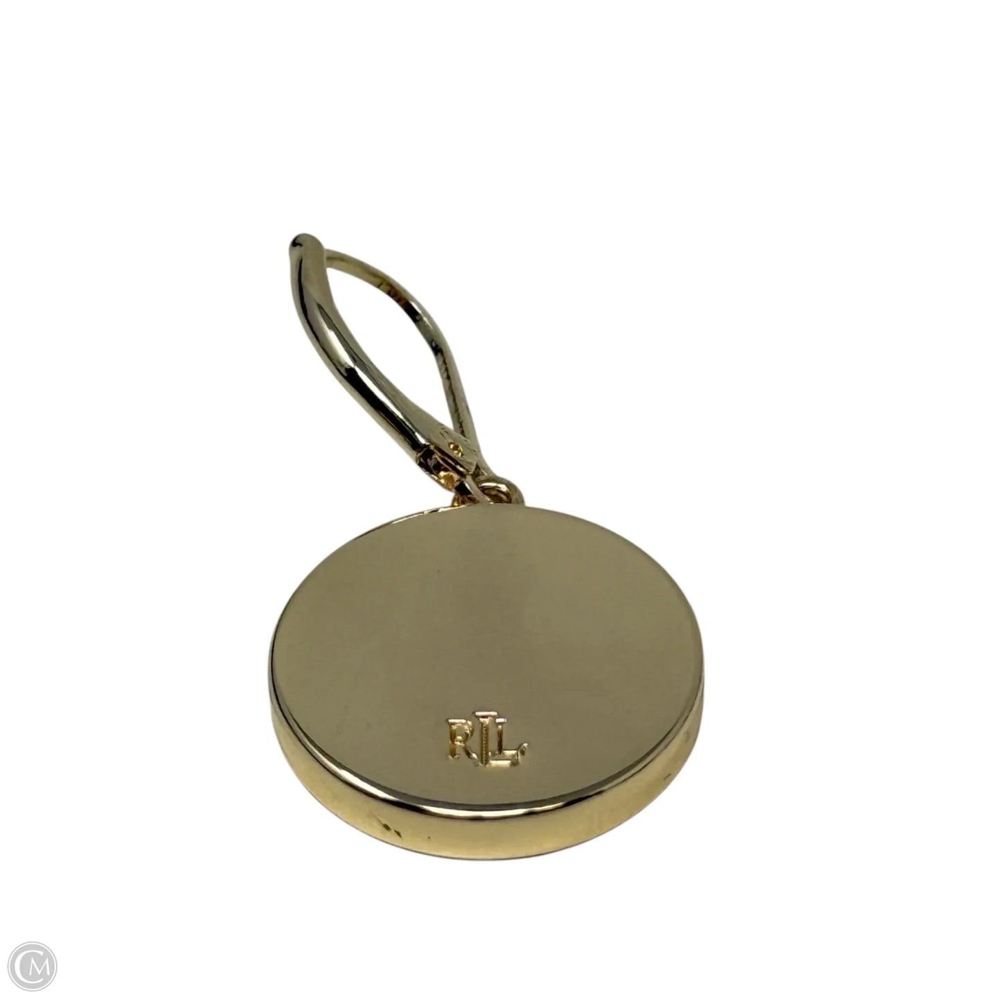 Gold-tone Faux Tortoise Acetate Inlay Leverback Earrings By Ralph Lauren