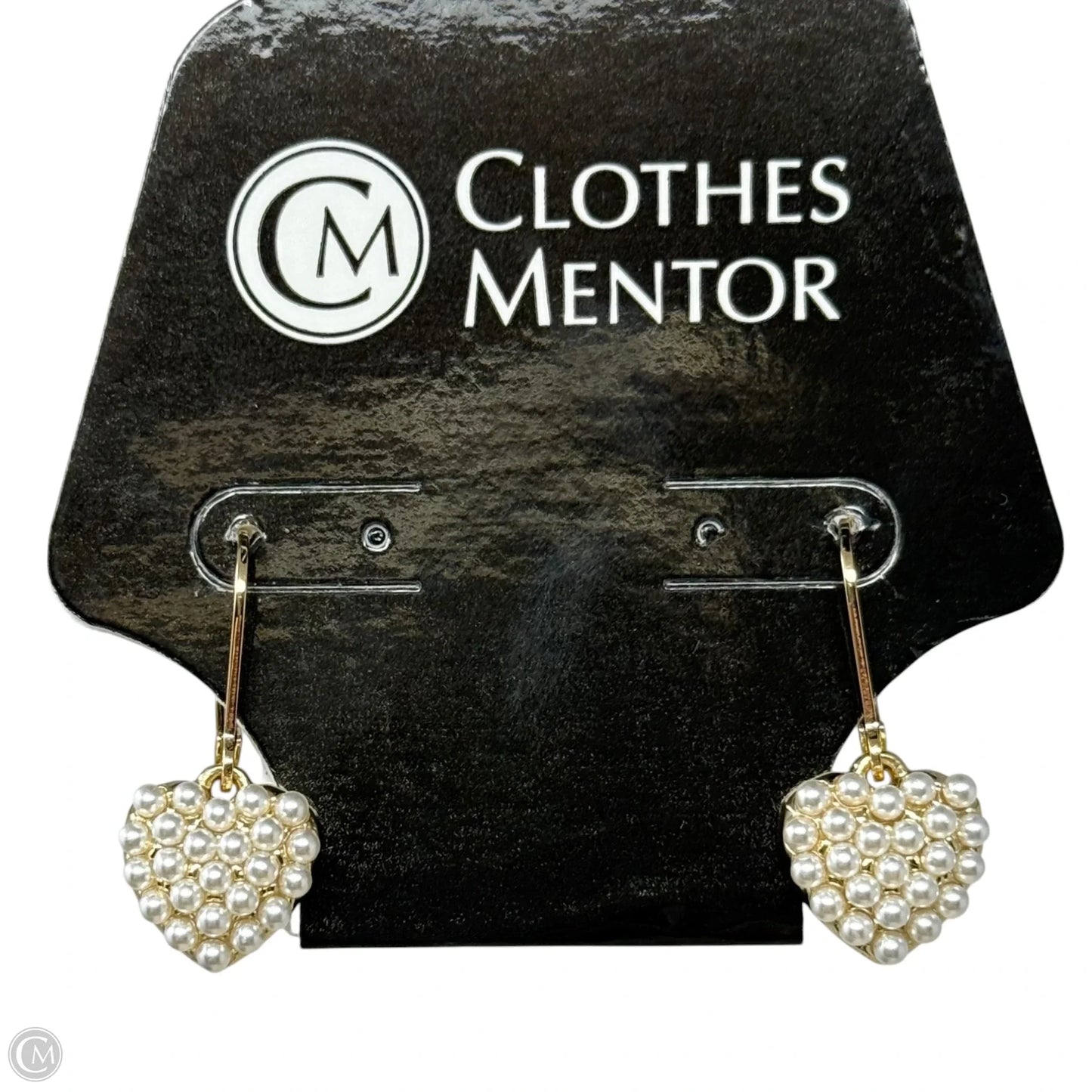 Faux Pearl Heart Leverback Earrings By Ralph Lauren