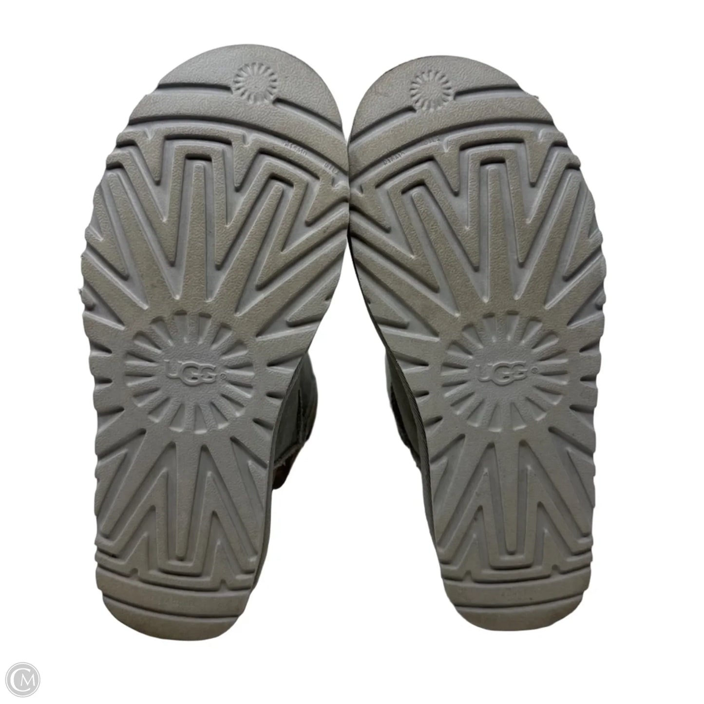 Boots Designer By Ugg In Grey, Size: 10