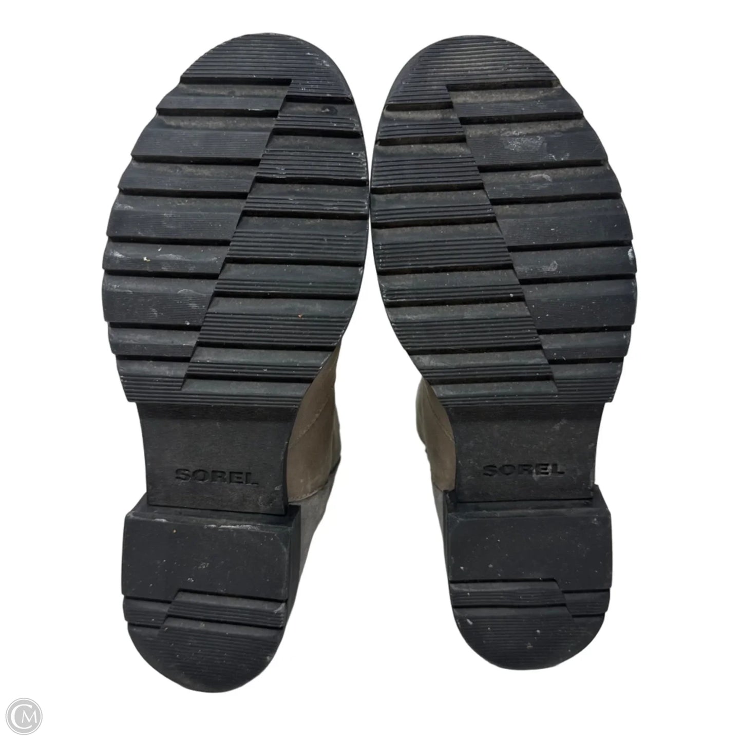 Boots Ankle Flats By Sorel In Grey & Tan, Size: 8