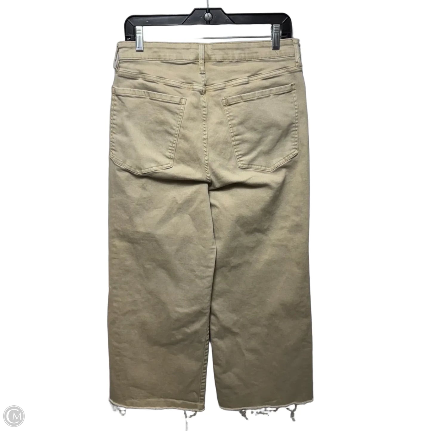 Jeans Wide Leg By Oat In Tan Denim, Size: 12/31