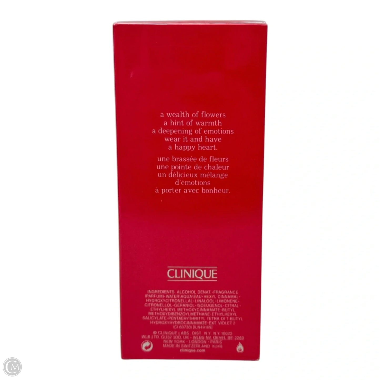 Happy Heart Perfume Spray Fragrance By Clinique, 100 ml