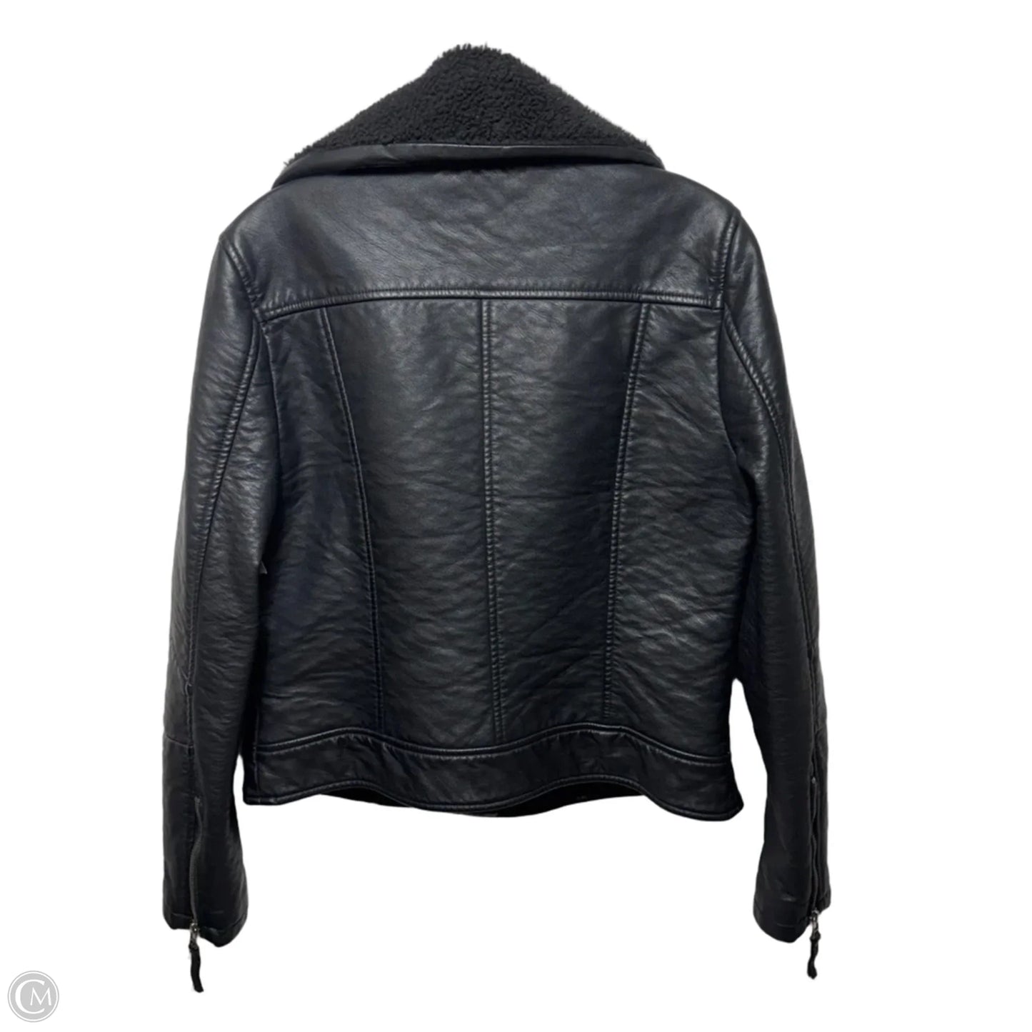 Jacket Moto By Max Studio In Black, Size: S