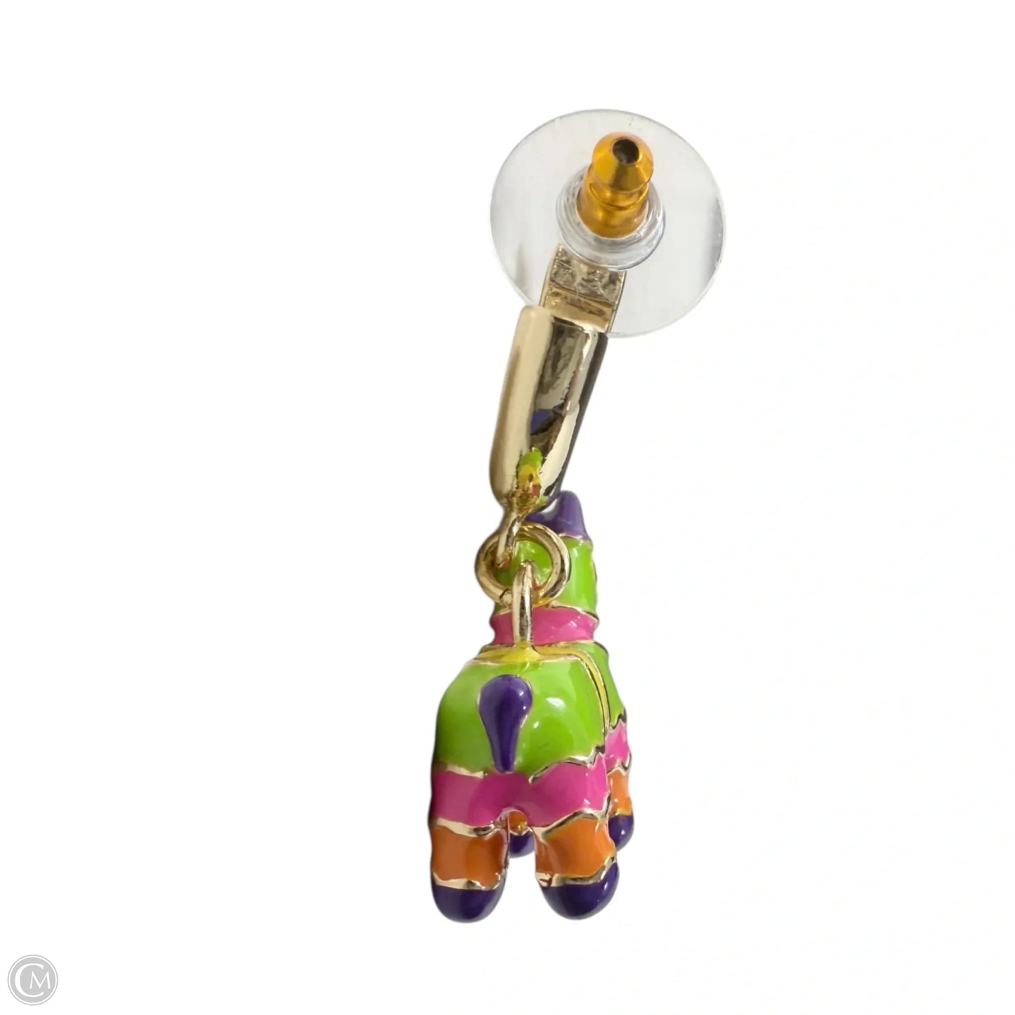 Piñata charm Huggie Earrings By Betsey Johnson