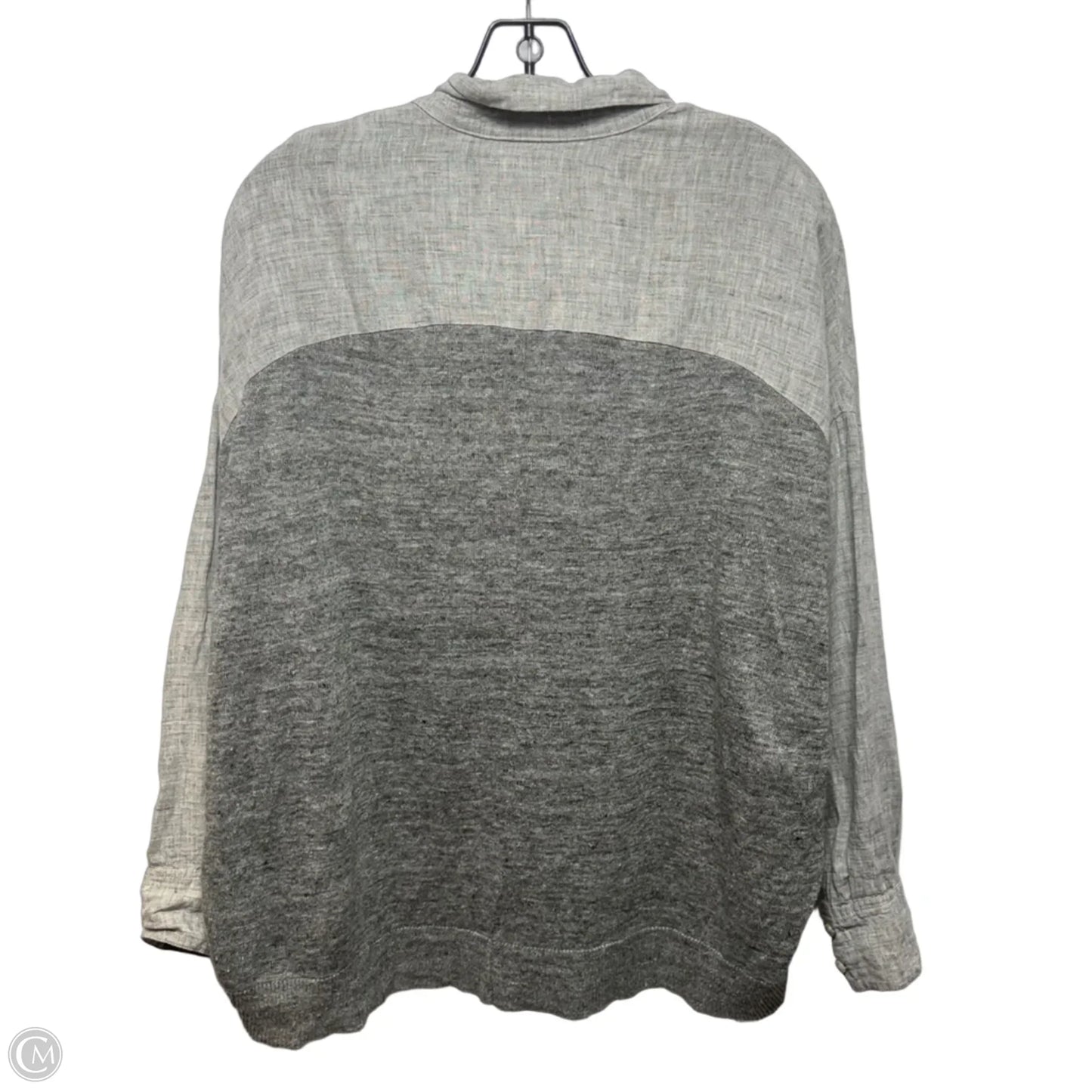 Top Long Sleeve By Comme Ça Ism In Grey, Size: M (11)